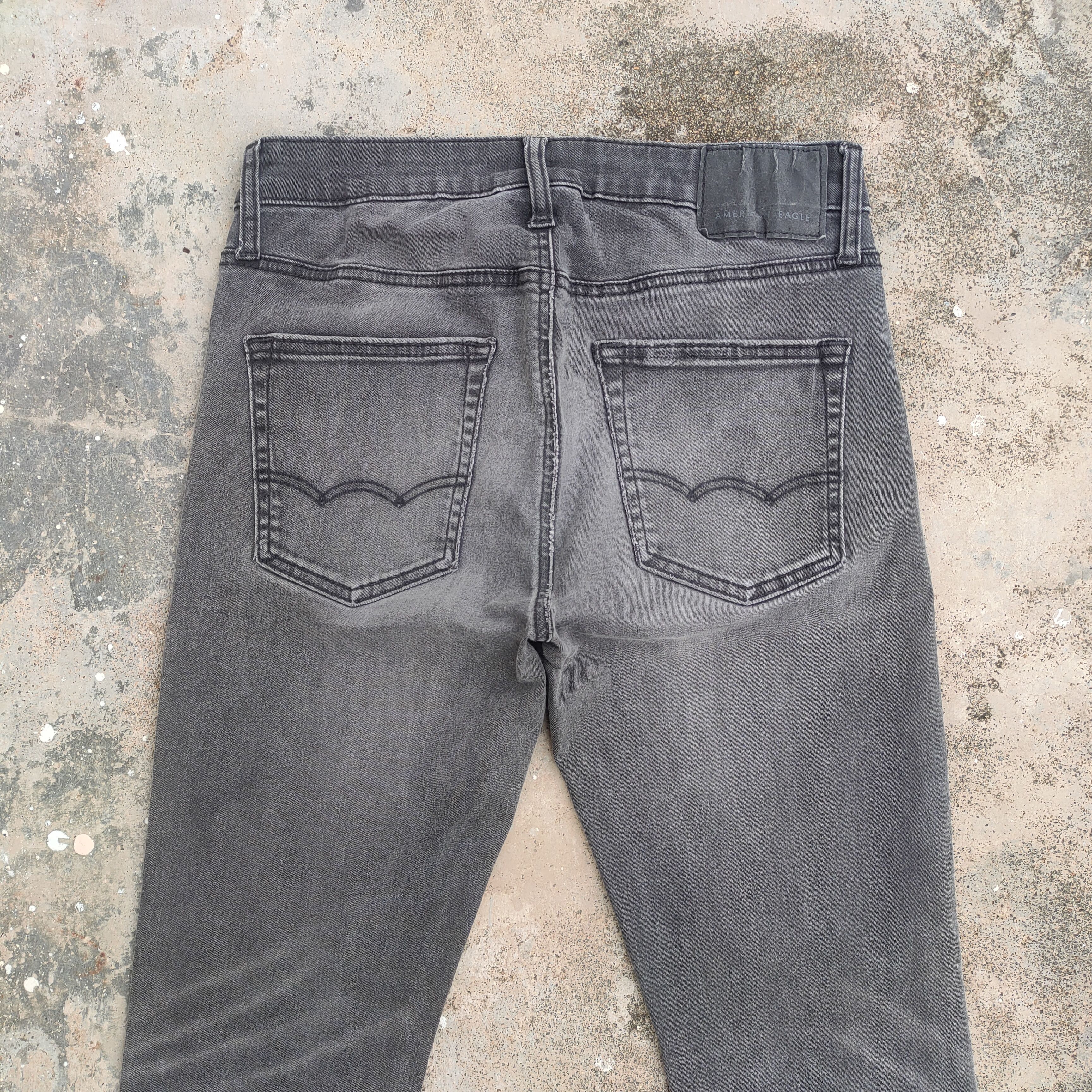 Japanese Brand × Jean × Vintage VINTAGE JAPANESE SKINNY FADED DISTRESSED JEANS DENIM PANTS Size US 29 - 8 Thumbnail