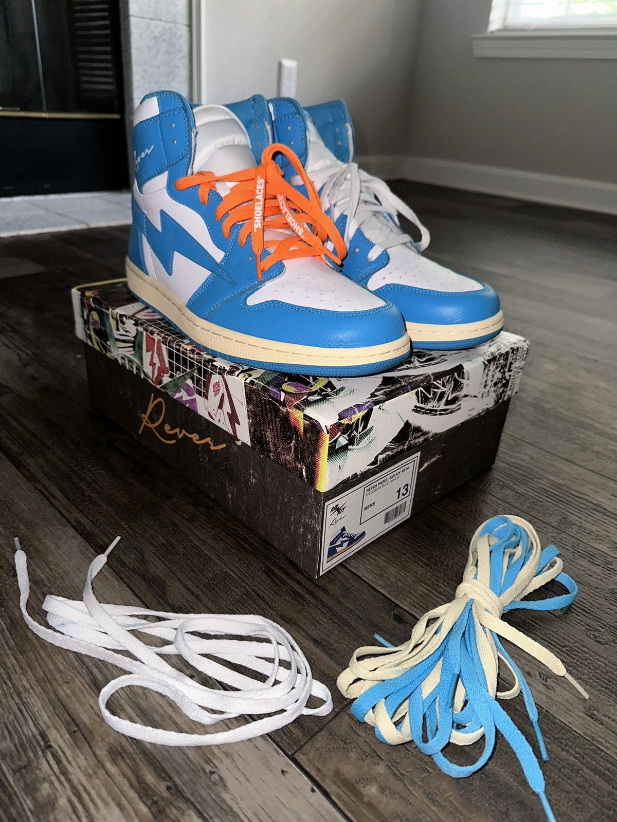 image of Reves Paris X Air Kiy “Unc” Shoes in Baby Blue, Men's (Size 13)