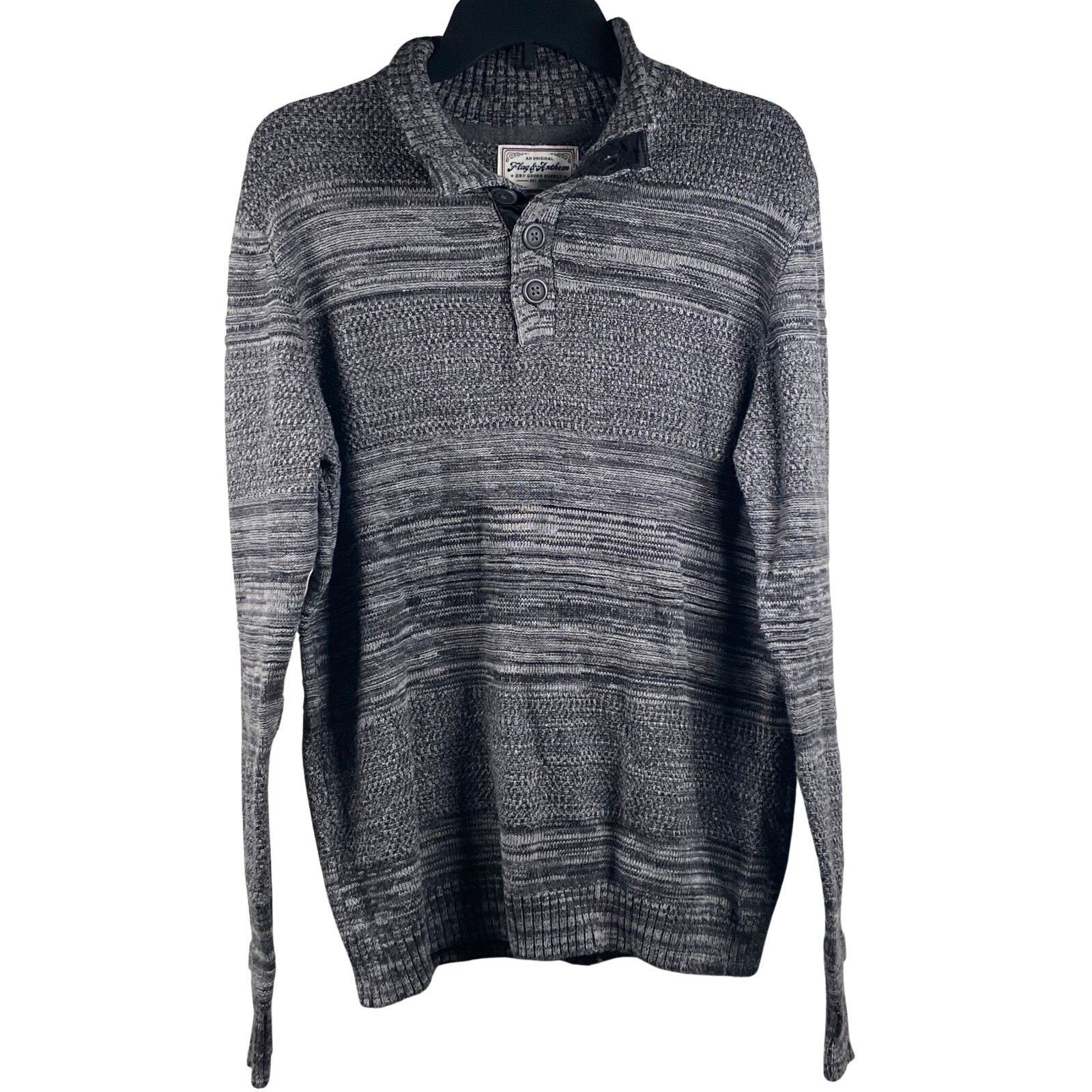 Flag & Anthem Flag & Anthem Pullover Sweater Mens Size S Charcoal Gray NWT Size US S / EU 44-46 / 1 - 1 Thumbnail
