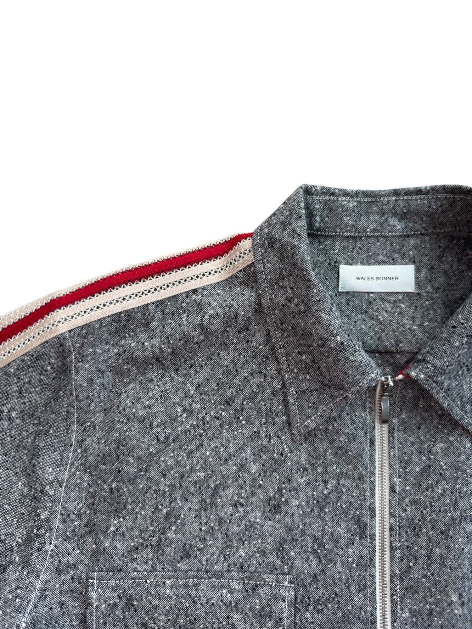 Wales Bonner Grey Charlie Zipped Jacket Size US L / EU 52-54 / 3 - 3 Thumbnail