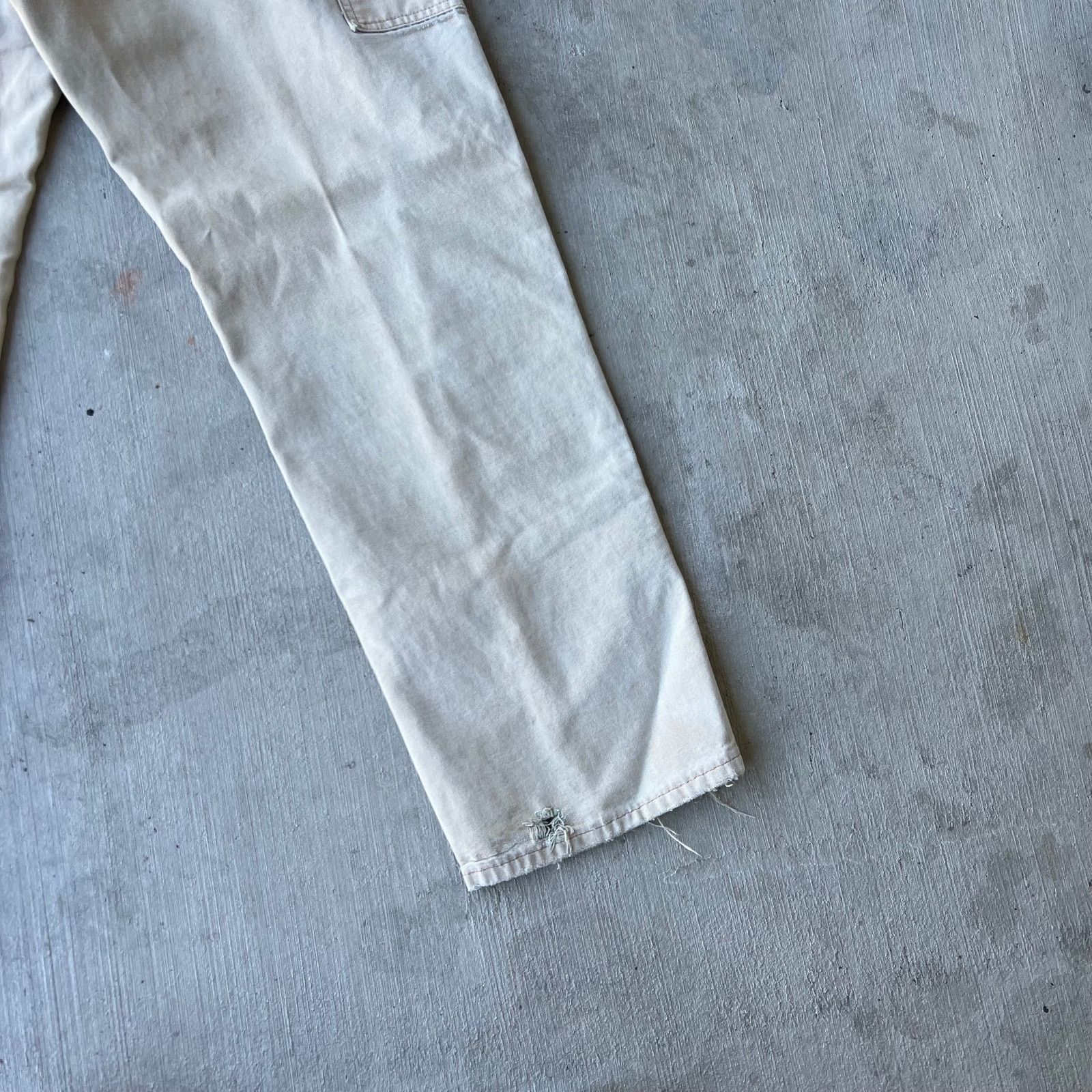 Carhartt × Vintage Carhartt faded brown double knee work wear carpenter pants Size US 31 - 6 Thumbnail