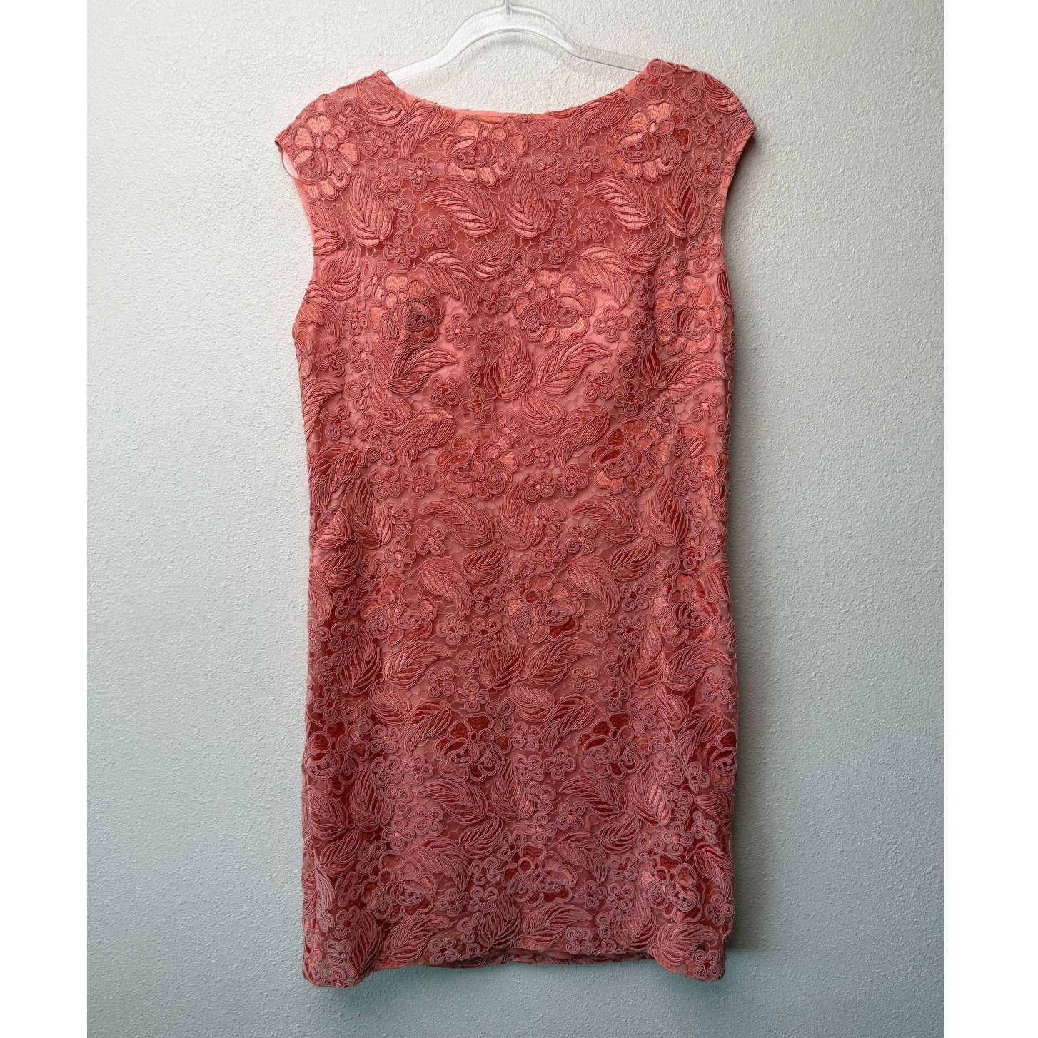 Other Sue Wong Nocturne Peach Embroidered Dress Women 16 Size XXL / US 16-18 / IT 52-54 - 5 Thumbnail