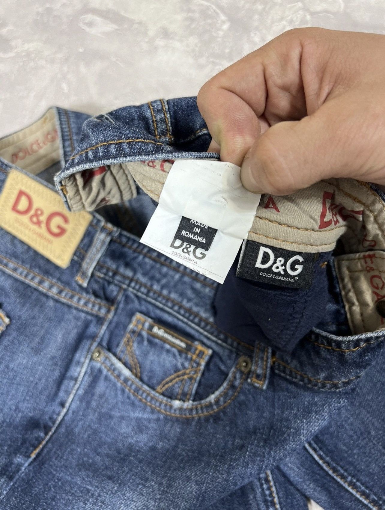 Dolce & Gabbana Vintage Dolce Gabbana Baggy Jeans Size 31" - 9 Thumbnail