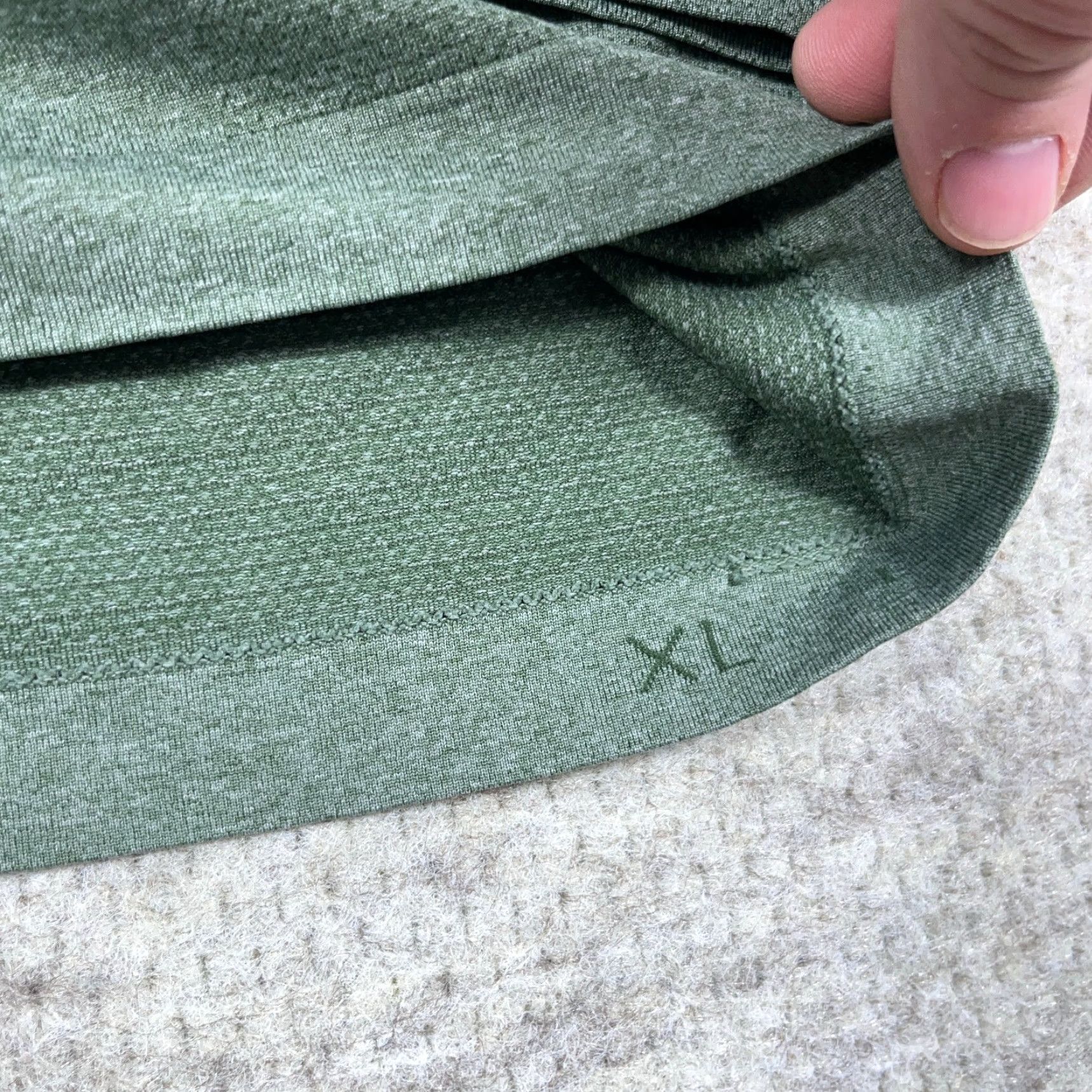 Lululemon Lululemon Metal Vent Tech Pullover Mens XL Green 1/4 Zip Long Sleeve Running Top Size US XL / EU 56 / 4 - 6 Thumbnail