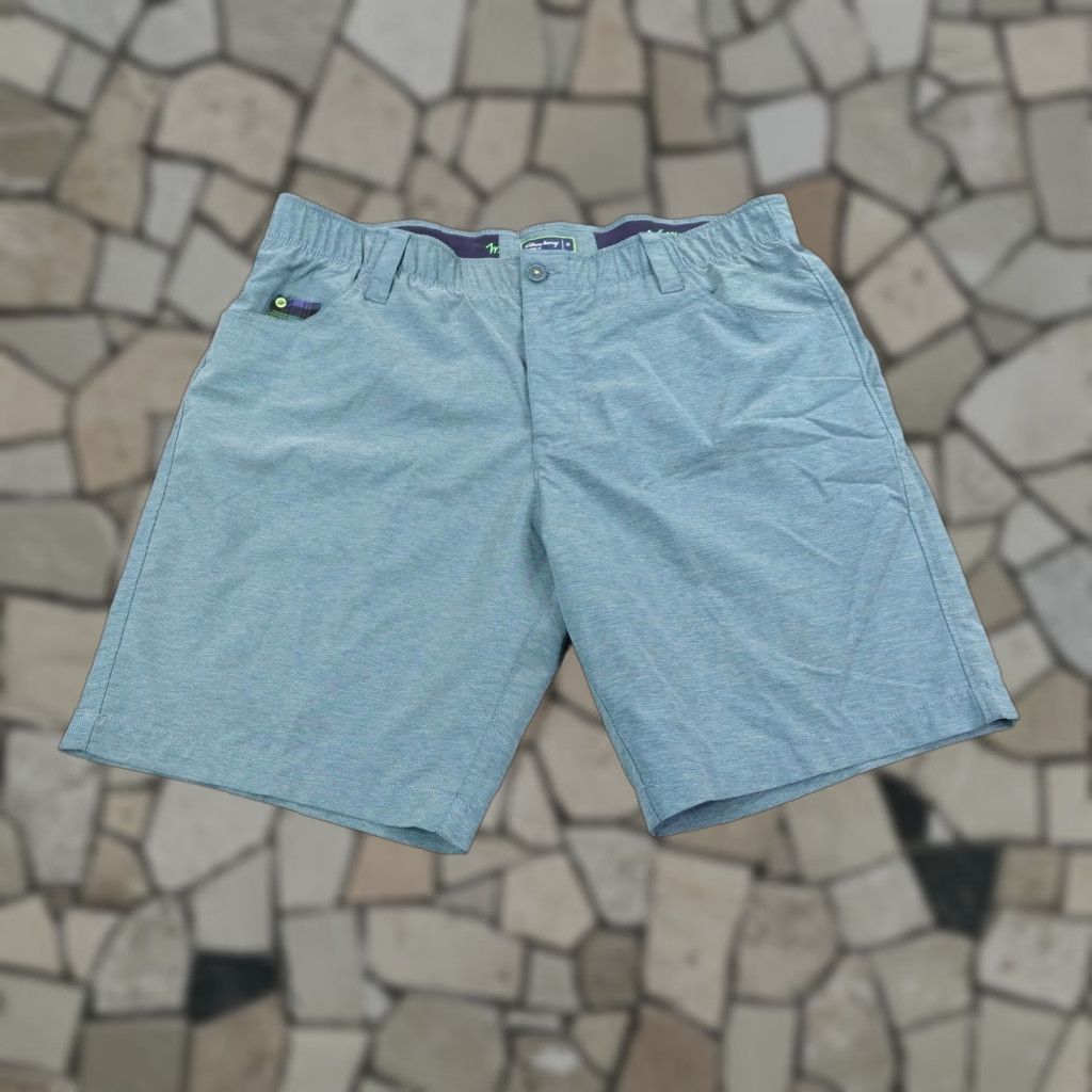 William Murray Shorts Mens 36 Blue Performance Golf Golfer Flex Lightweight