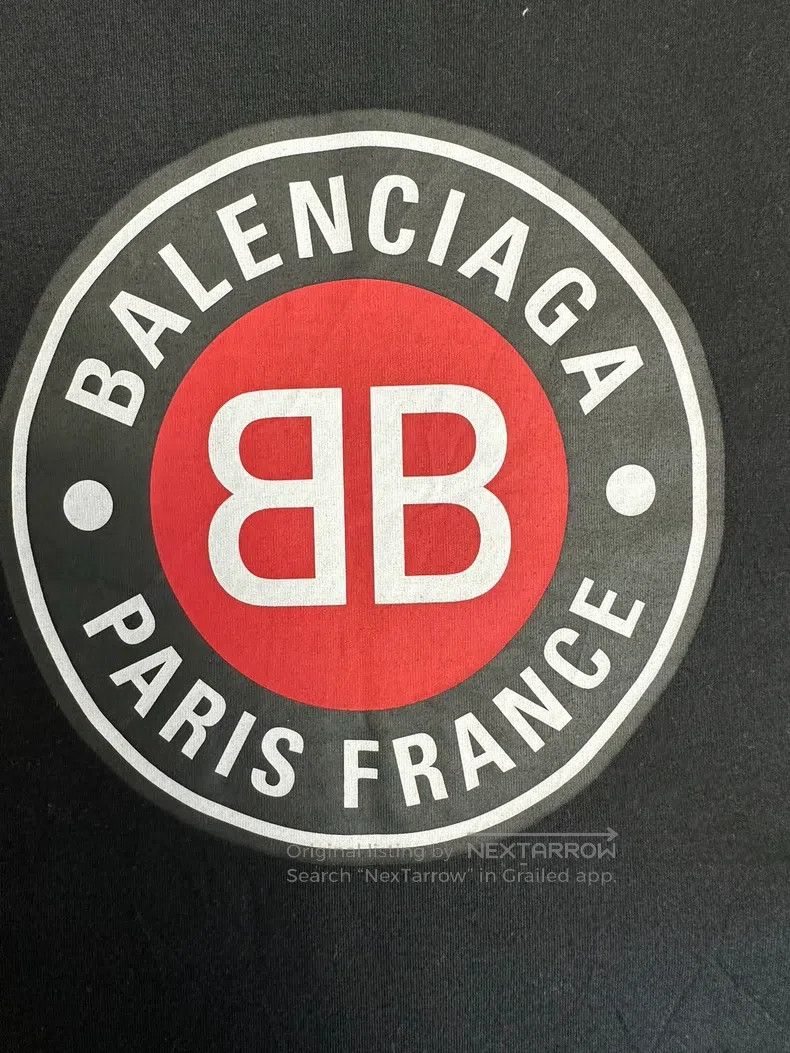 Balenciaga Balenciaga Letter Logo Round Neck T-Shirt Size US S / EU 44-46 / 1 - 3 Thumbnail