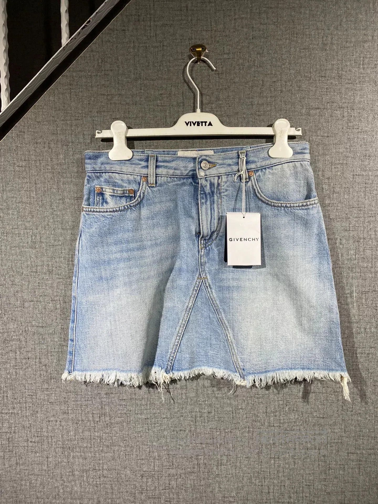 Givenchy Givenchy Women's Denim Mini Skirt. Size 37" - 1 Thumbnail