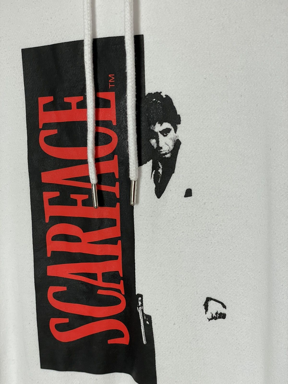 Vintage Vintage Scarface Hoodie Tony Montana Movie SCARFACE Big LOGO Size US XL / EU 56 / 4 - 8 Thumbnail