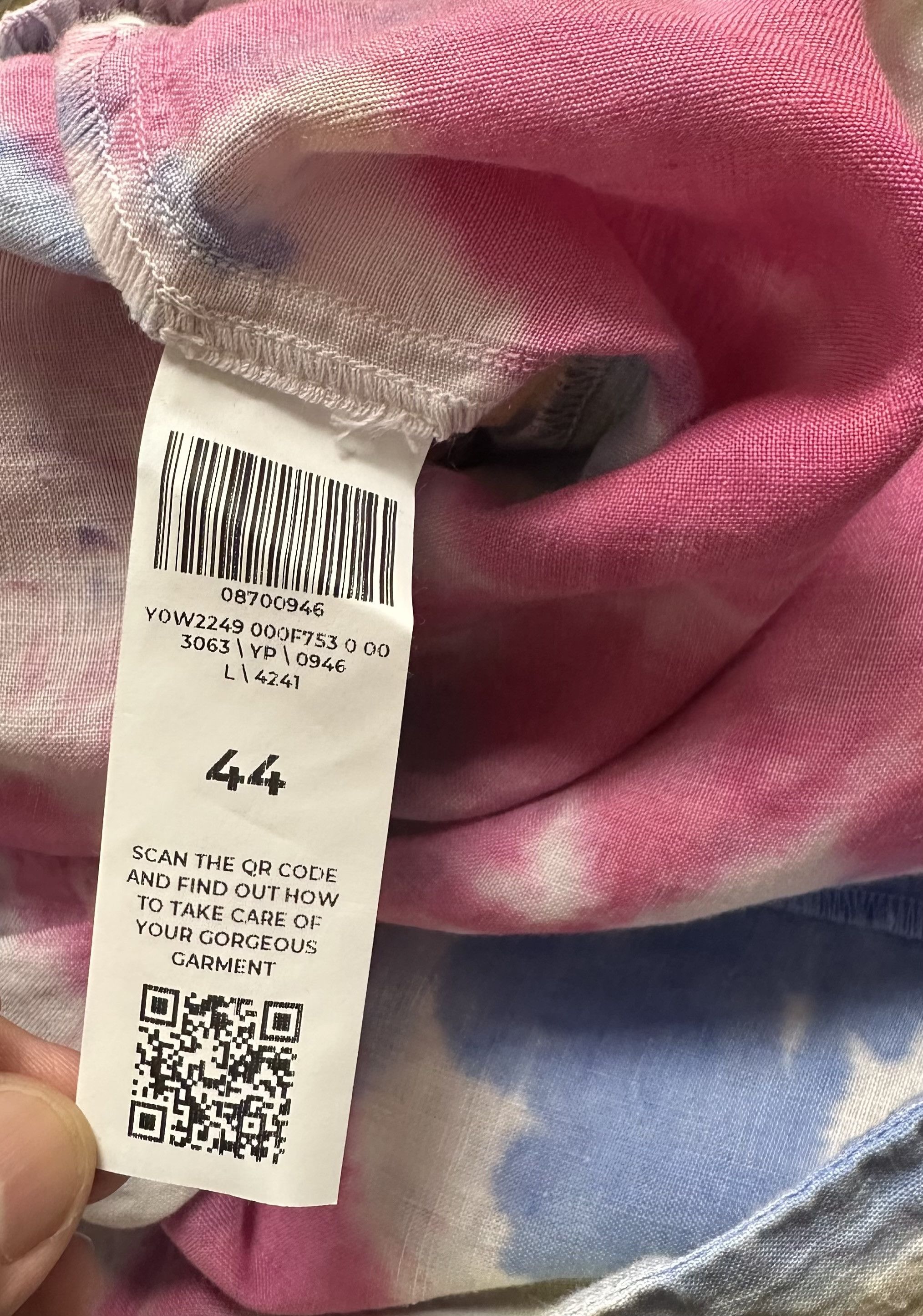 120% Lino Linen multicolor pants Size 30" / US 8 / IT 44 - 6 Thumbnail