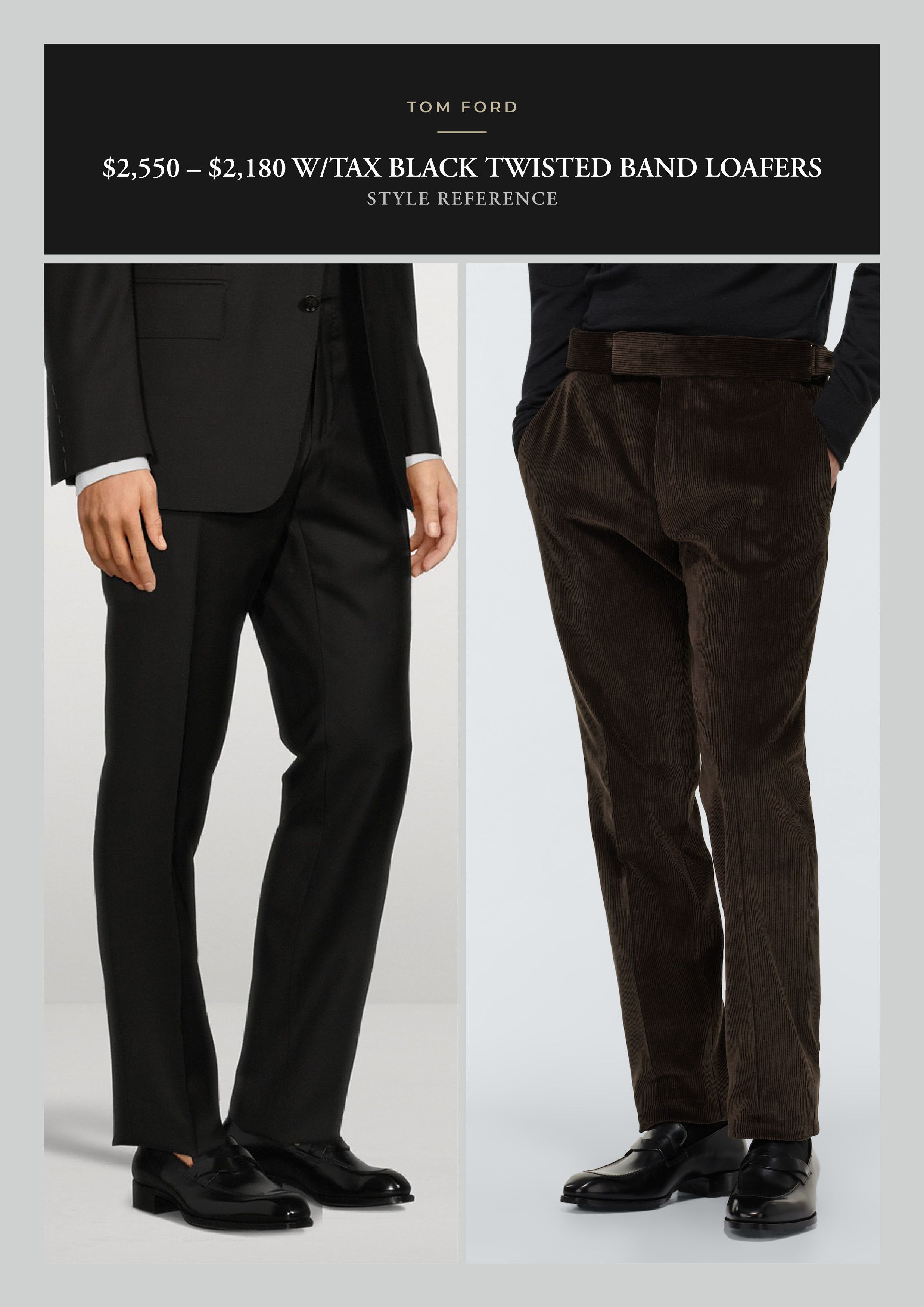Tom Ford Best Dressed Rare Tall Heel $2,180 Twisted Band Loafers Size US 10 / EU 43 - 12 Thumbnail
