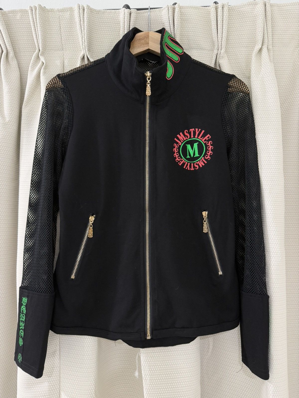 Hysteric Glamour RARE‼️ Vintage JM Style Mesh Punk Track Jacket LGB Style Size US S / EU 44-46 / 1 - 2 Thumbnail