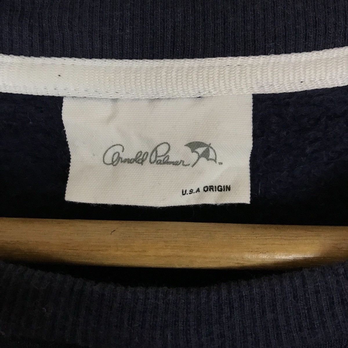 Vintage Vintage Arnold Palmer Spell Out Pullover Jumper Sweatshirt Size US L / EU 52-54 / 3 - 6 Thumbnail