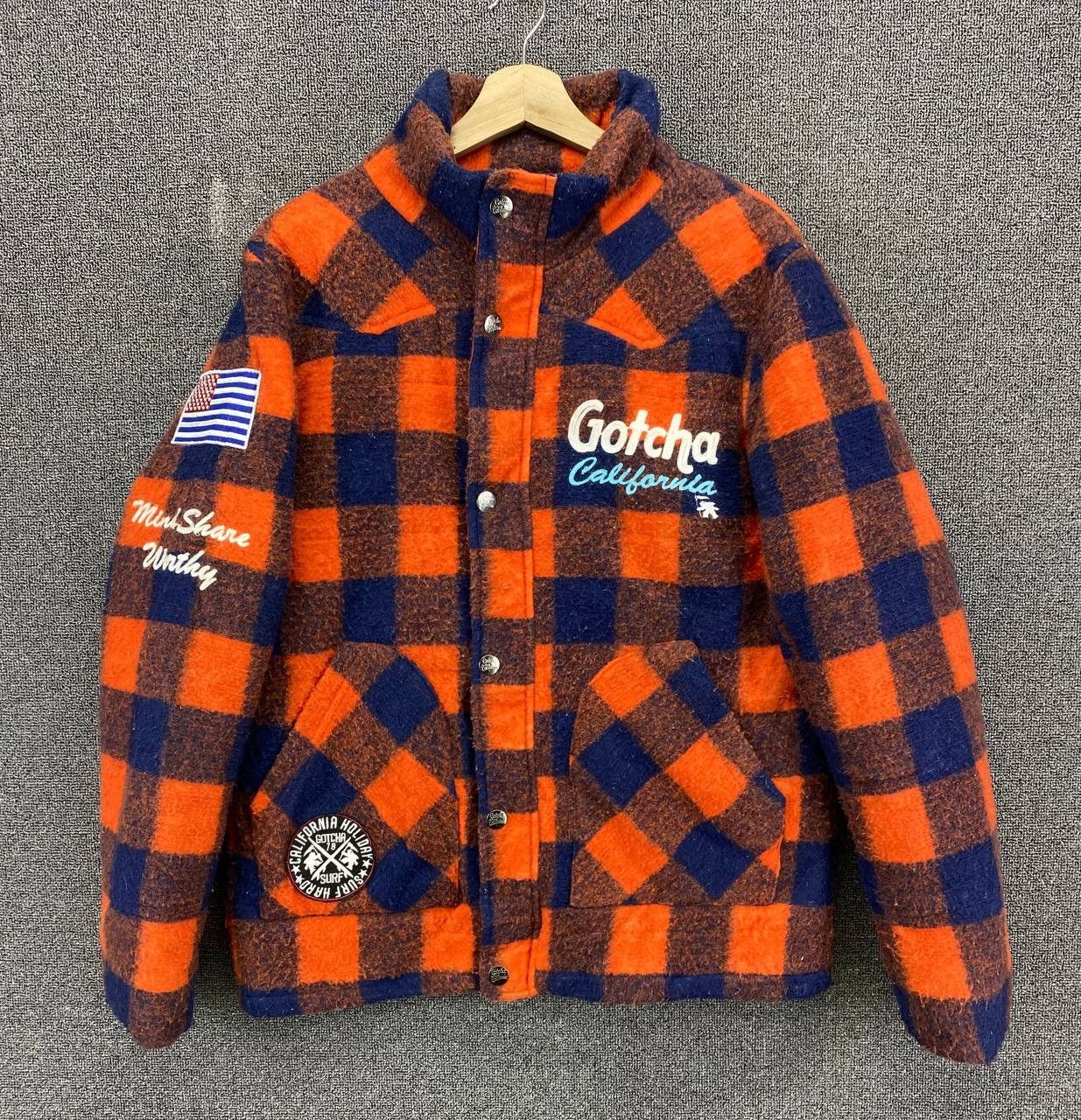 Vintage Gotcha California Shadow Plaids Jacket