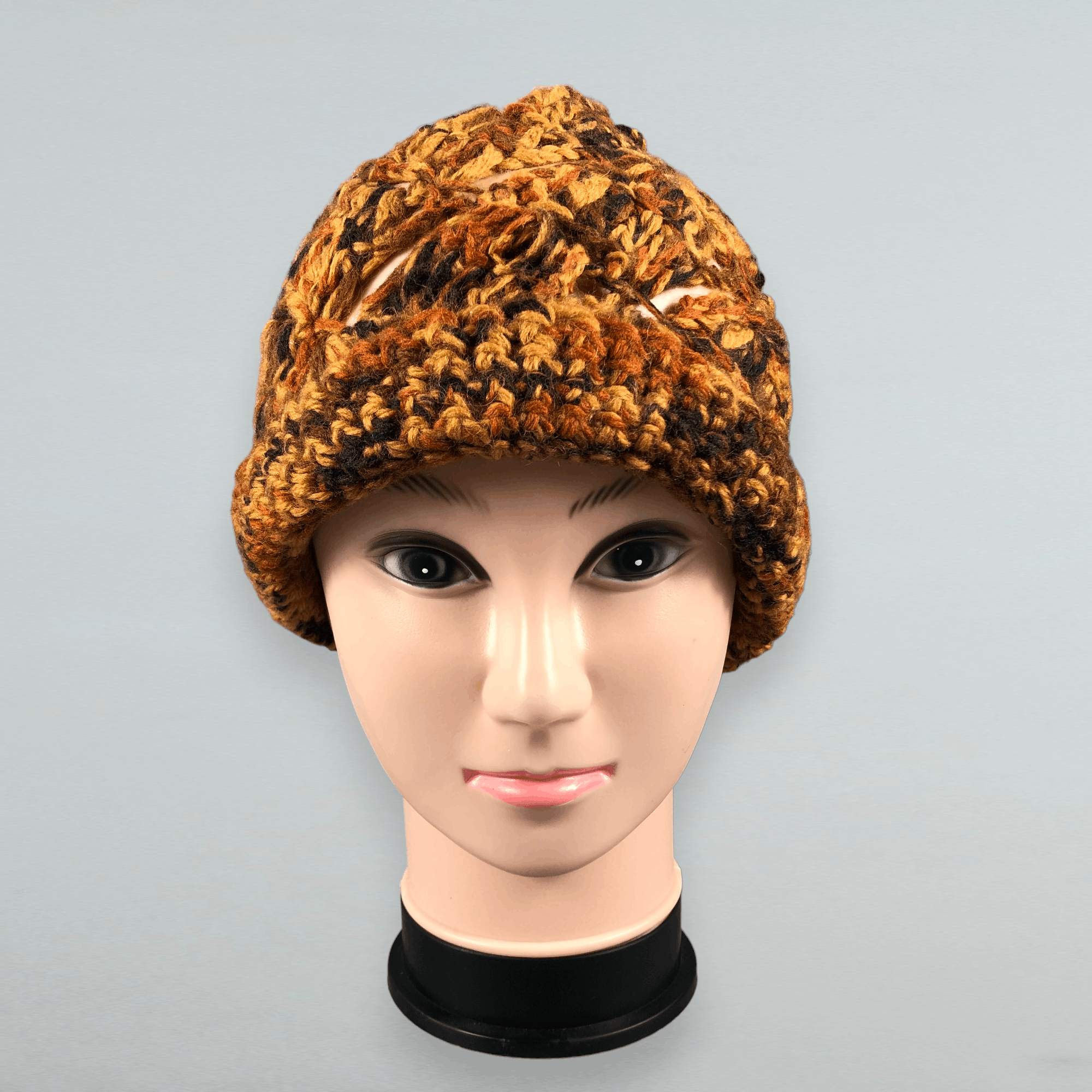 Japanese Brand Knit Real Tree Beanie Hat Size ONE SIZE - 1 Thumbnail