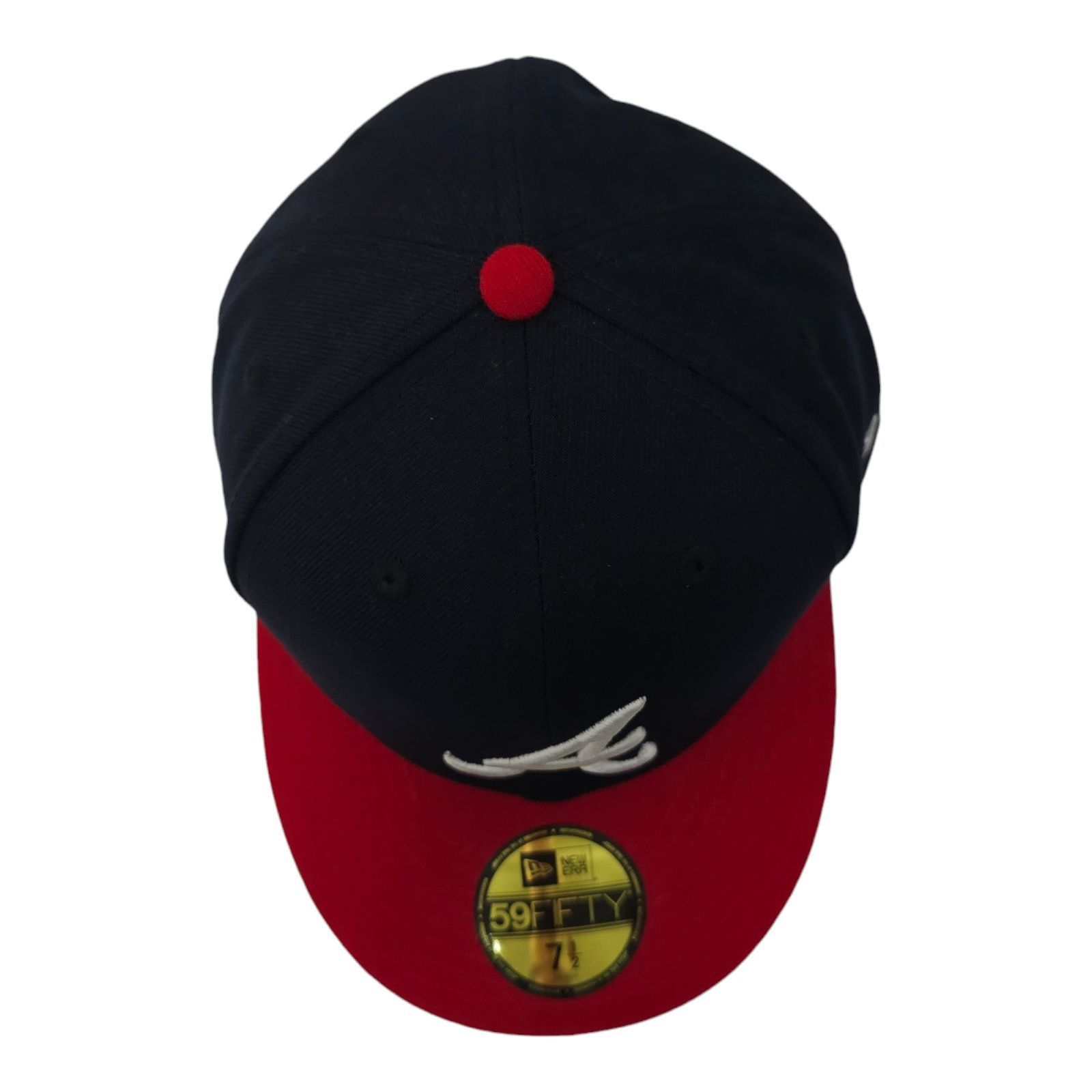 New Era Atlanta Braves Fitted 7 1/2 Hat MLB Cap Embroidered Logo New Size ONE SIZE - 6 Thumbnail
