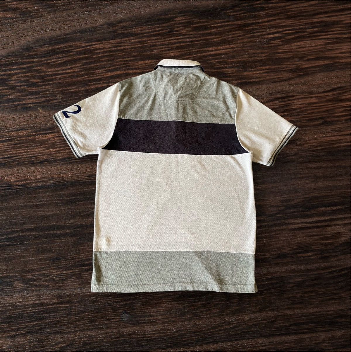 Beverly Hills Polo Club × Polo Ralph Lauren Beverly Hills Polo Club Striped Polo Tee Size US M / EU 48-50 / 2 - 2 Thumbnail