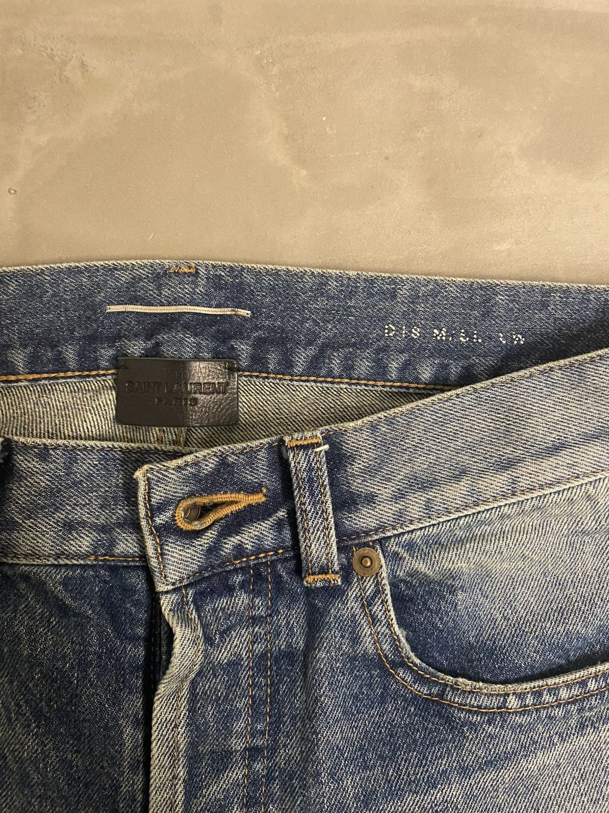 Saint Laurent Paris Saint Laurent Bandana Denim Size US 30 / EU 46 - 2 Thumbnail