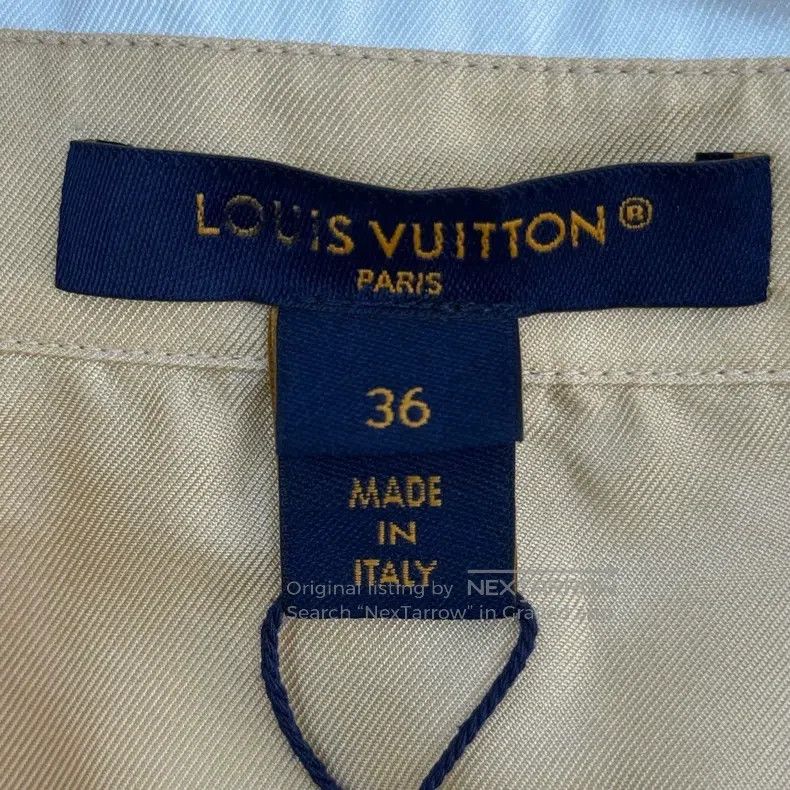 Louis Vuitton Louis Vuitton Light blue full logo mulberry silk shirt Size XS / US 0-2 / IT 36-38 - 5 Thumbnail