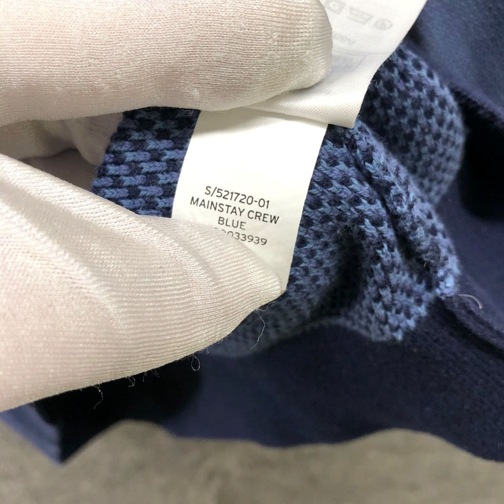 Gap Gap Sweater Men XS Blue 100% Cotton Knit Crewneck Pullover, Regular Fit, Classic Casual Mens Size US XS / EU 42 / 0 - 7 Thumbnail