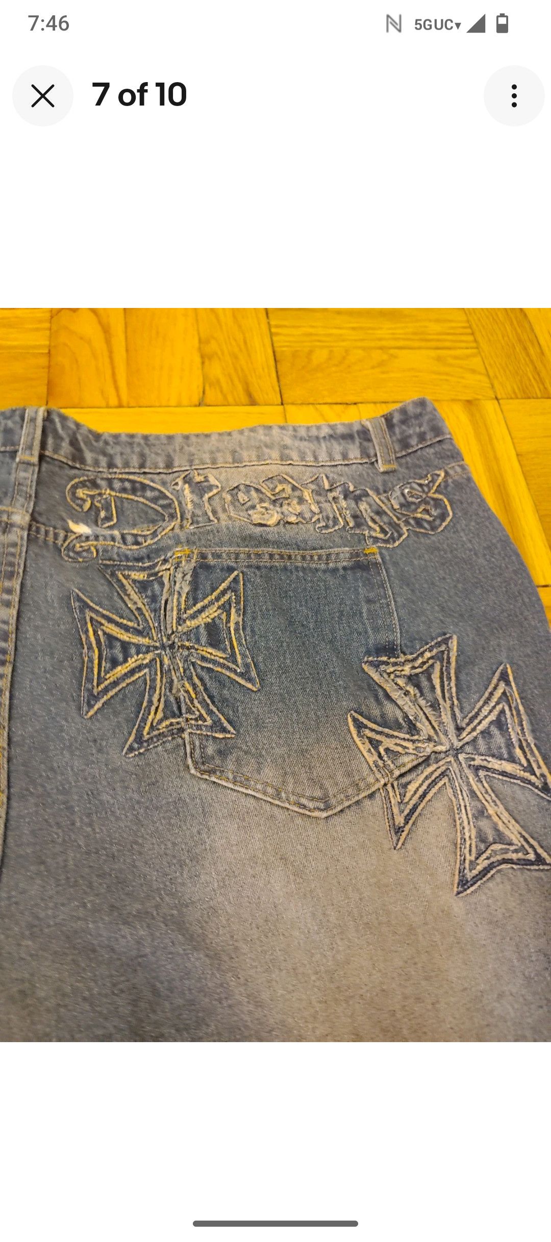 Other Vale Forever Valley Dreams Motocroxxx Denim Rust Color Size US 40 / EU 56 - 8 Thumbnail