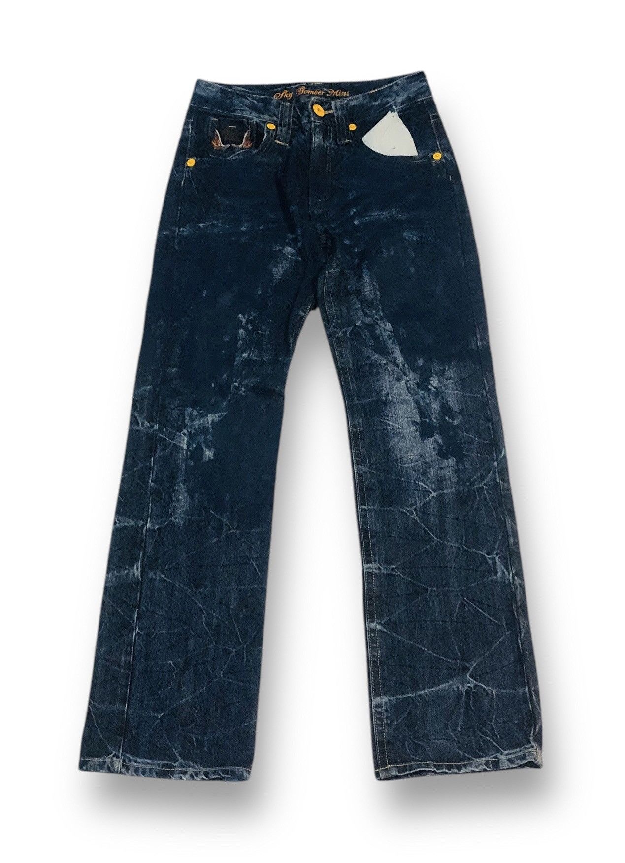 Japanese Brand Sky Bomber Mini Jeans (10) Size US 28 / EU 44 - 1 Thumbnail