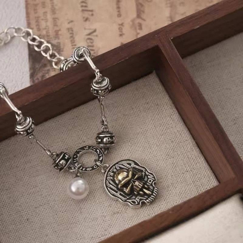 Jewelry Creative Skull Heads Bracelet Size ONE SIZE - 2 Thumbnail