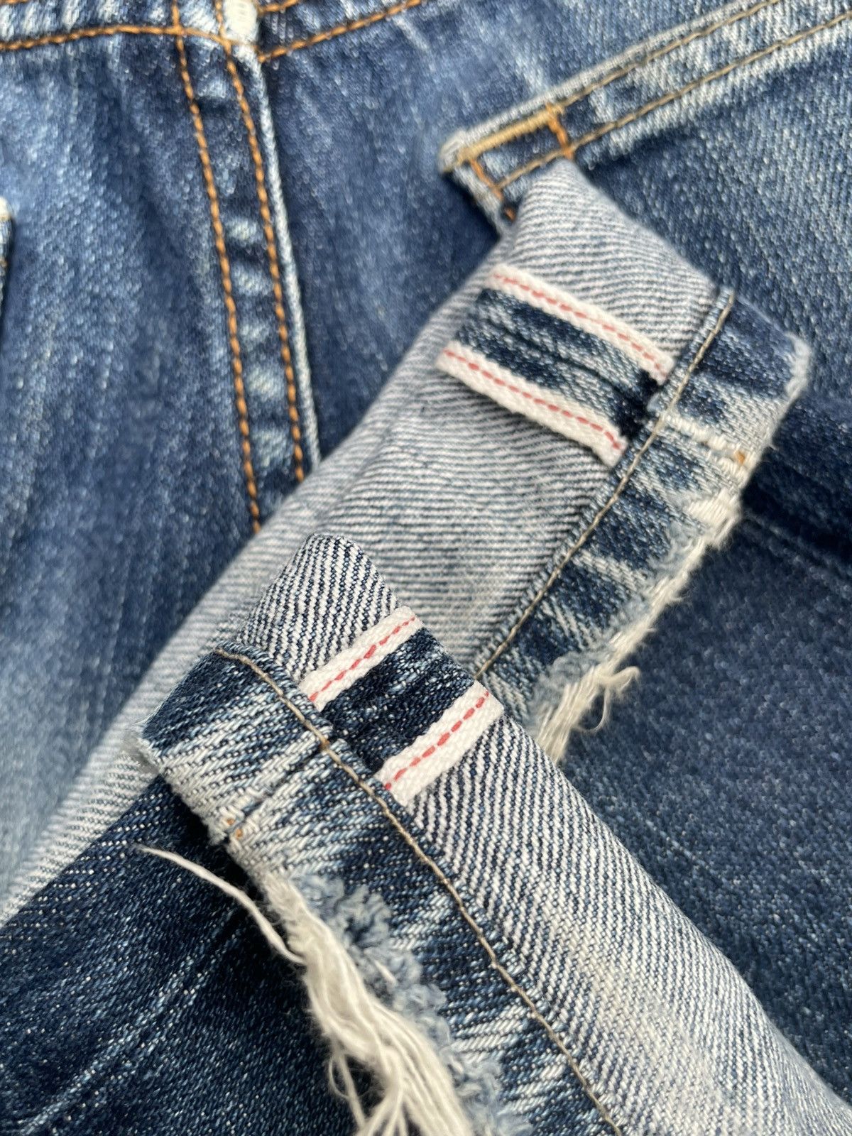 Japanese Brand Uniqlo Redline Selvedge Denim Size US 30 / EU 46 - 20 Thumbnail