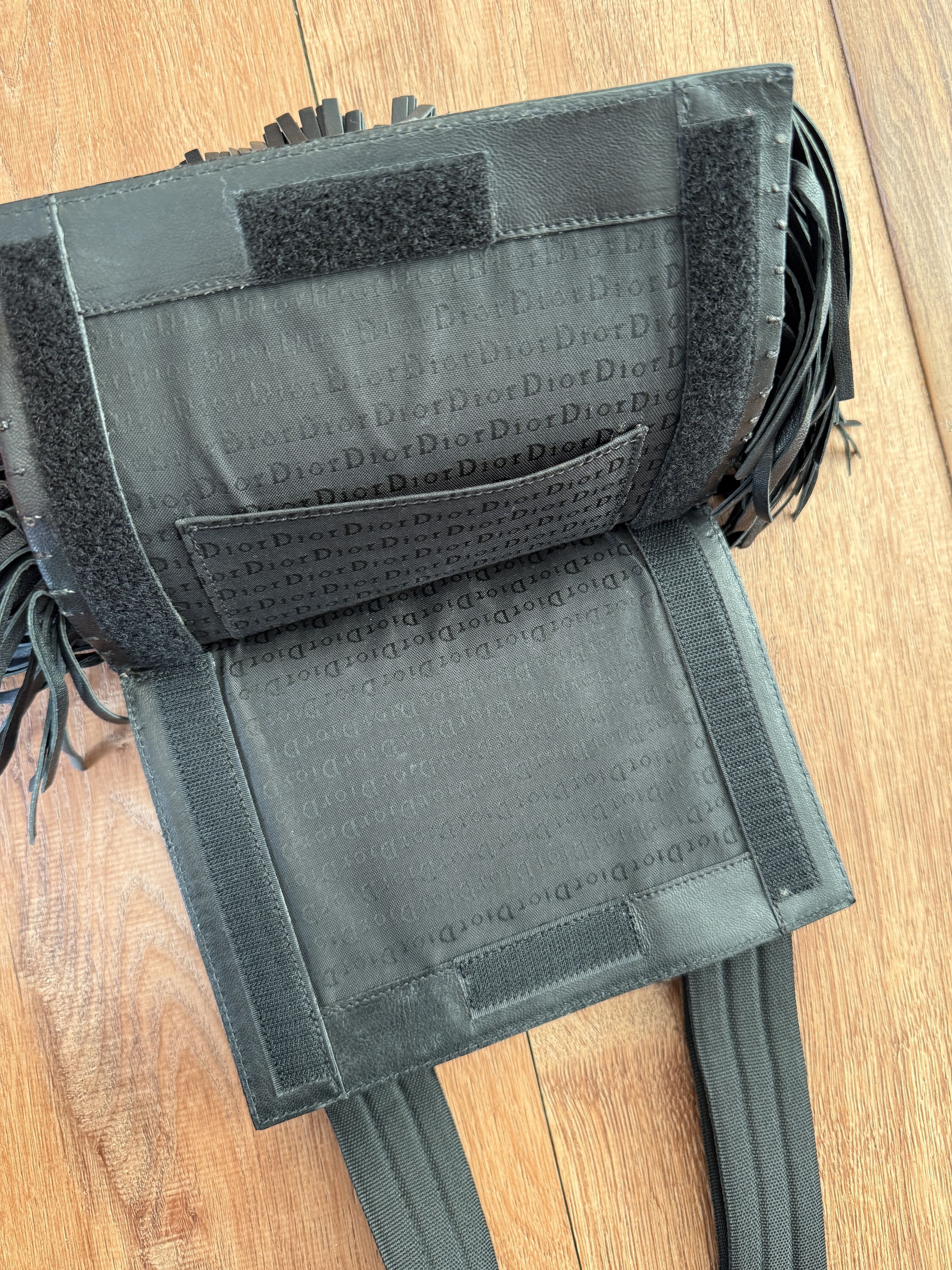 Dior AW02 Reflexion Leather Fringe Crossbody Bag, 2002 Runway Size ONE SIZE - 9 Thumbnail