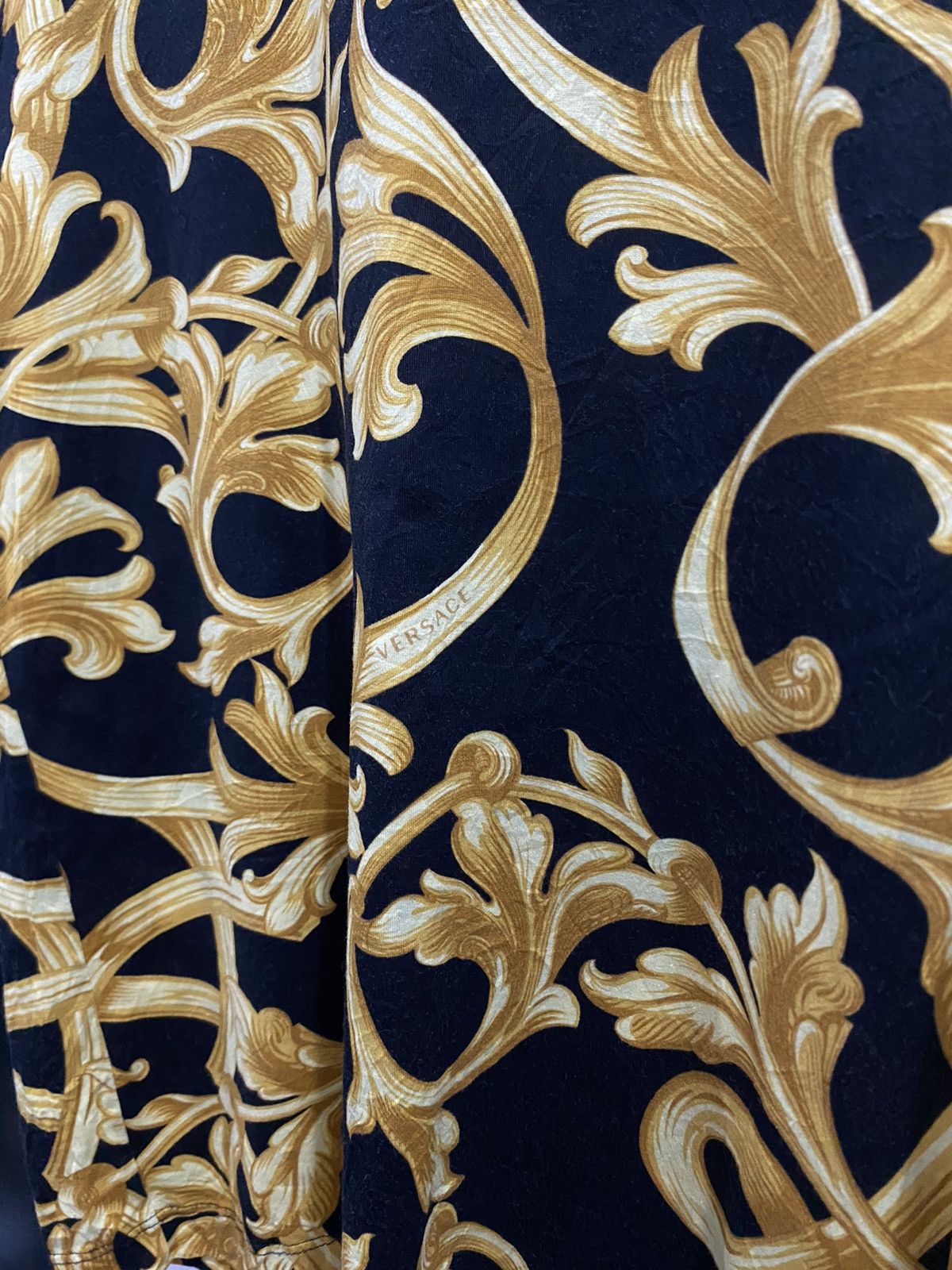 Versace VERSACE BAROQUE COTTON JERSEY SHIRT Size US XS / EU 42 / 0 - 4 Thumbnail