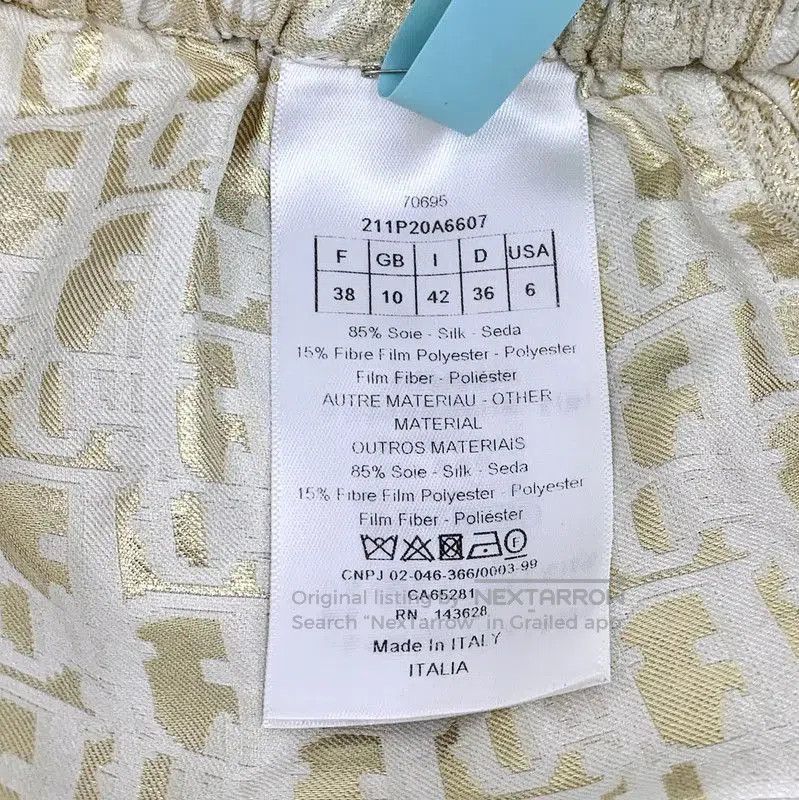 Dior Dior Golden Silk Women's Shorts . Size 23" - 7 Thumbnail