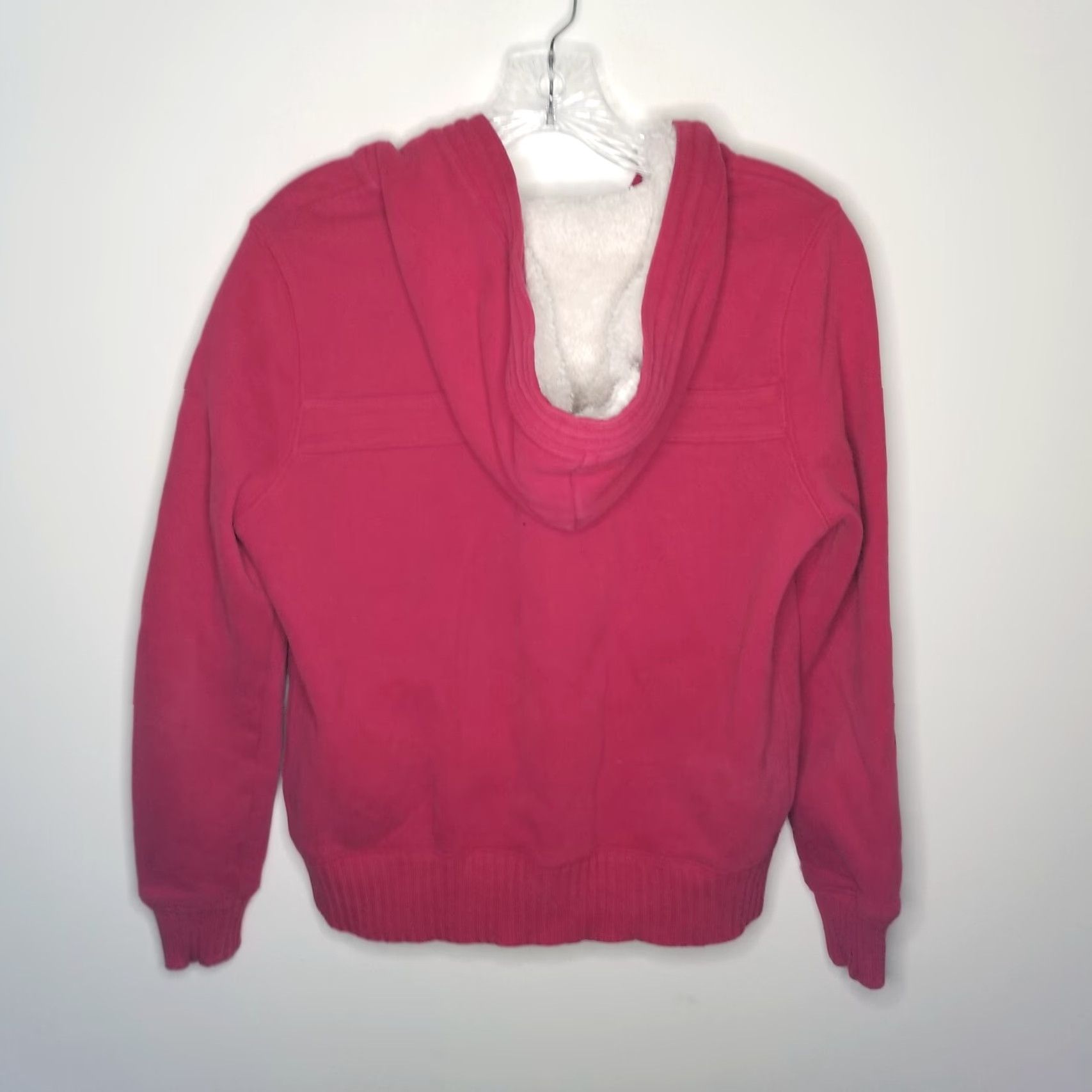 Old Navy OLD NAVY Womens Red Full Zip Long Sleeve Hoodie M Activewear Size M / US 6-8 / IT 42-44 - 4 Thumbnail