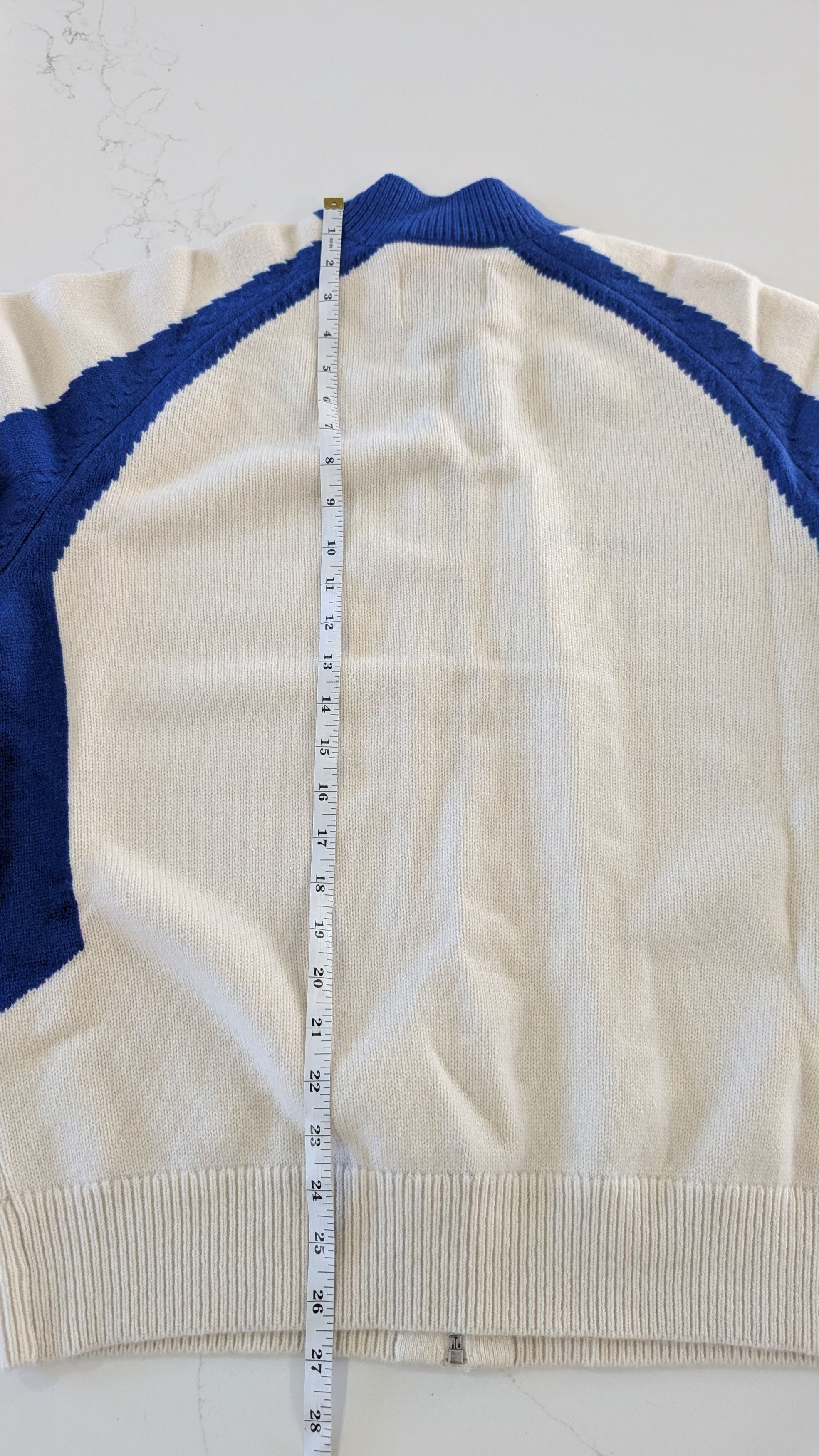 Palace × Rapha Palace Rapha Zip Knit Sweater White Ivory Size M Size US M / EU 48-50 / 2 - 9 Thumbnail