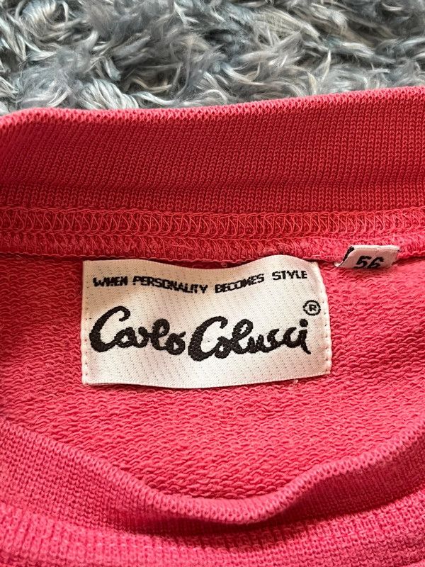 Carlo Colucci Carlo Colucci pink vintage sweatshirt Size US L / EU 52-54 / 3 - 8 Thumbnail