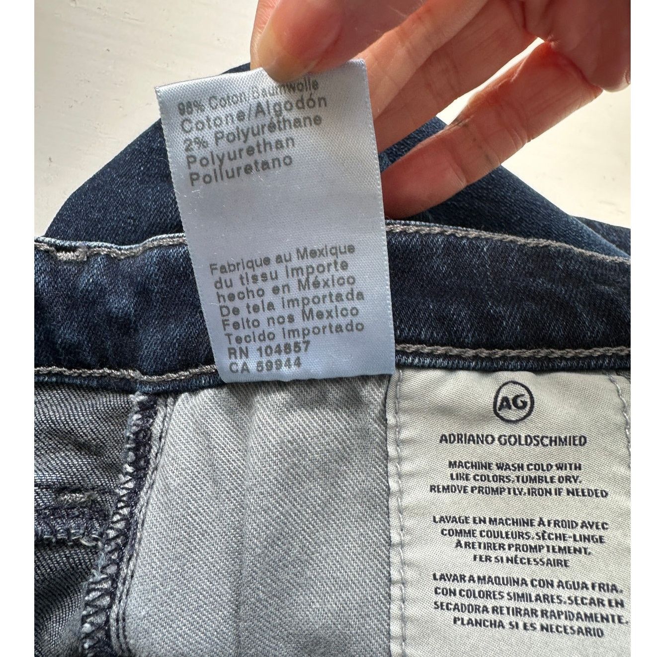 AG Adriano Goldschmied AG Prima Ankle Cigarette Dark Wash Women’s US 29 Jeans Size 29" - 9 Thumbnail