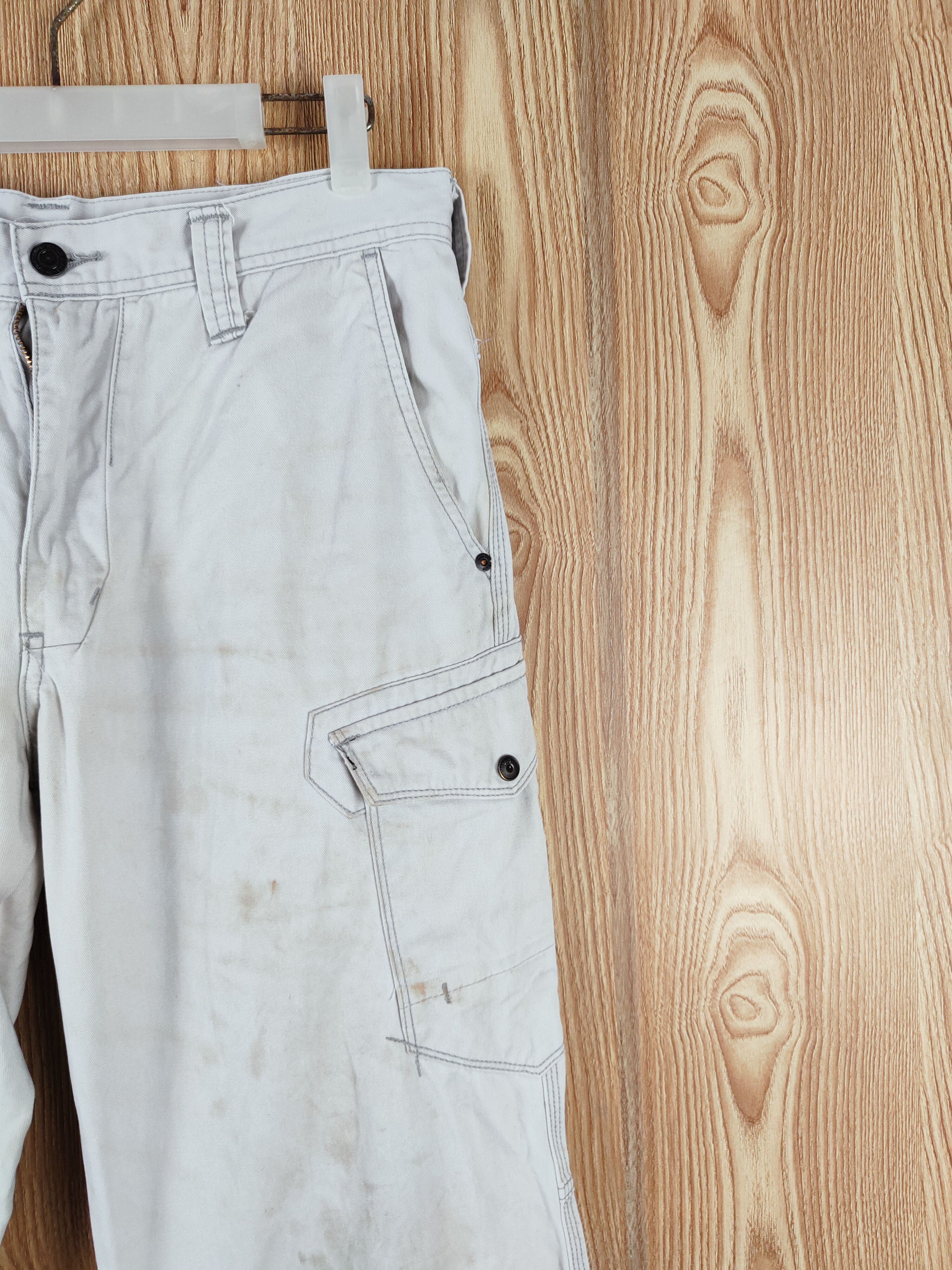 Japanese Brand Evenriver Light Gray Multipocket Tactical Cargo Pants #W514 Size US 32 / EU 48 - 5 Thumbnail