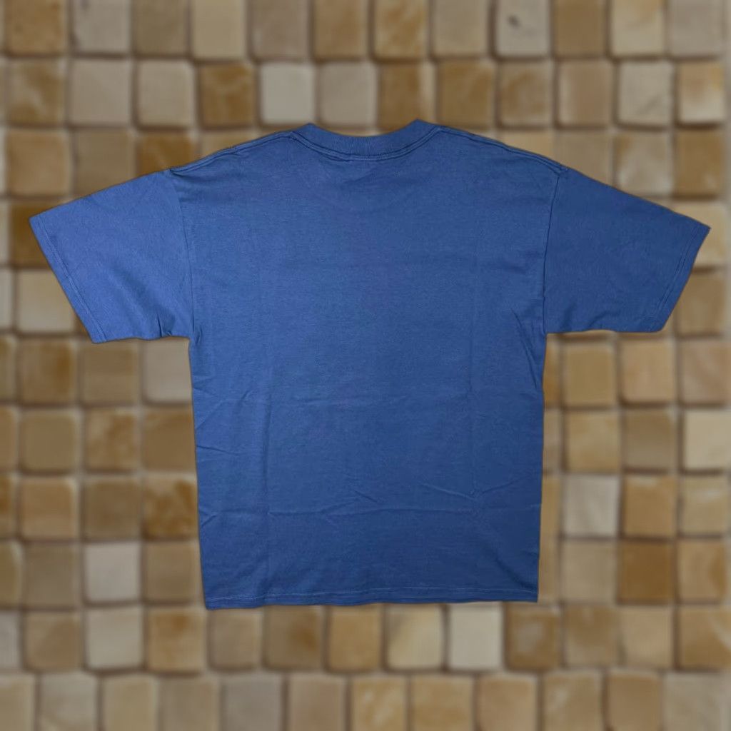Gildan VINTAGE Port Dover Stamp Canada Souvenir Graphic Blue Cotton T-Shirt Large Size US L / EU 52-54 / 3 - 1 Thumbnail