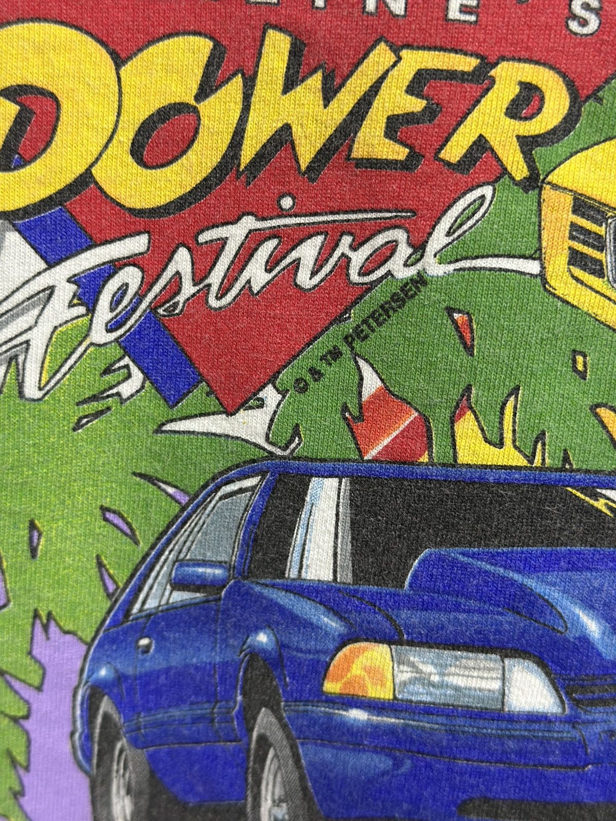 Jerzees Vintage Hot Rod Magazine’s Power Festival Faded Tee Size US XL / EU 56 / 4 - 4 Thumbnail