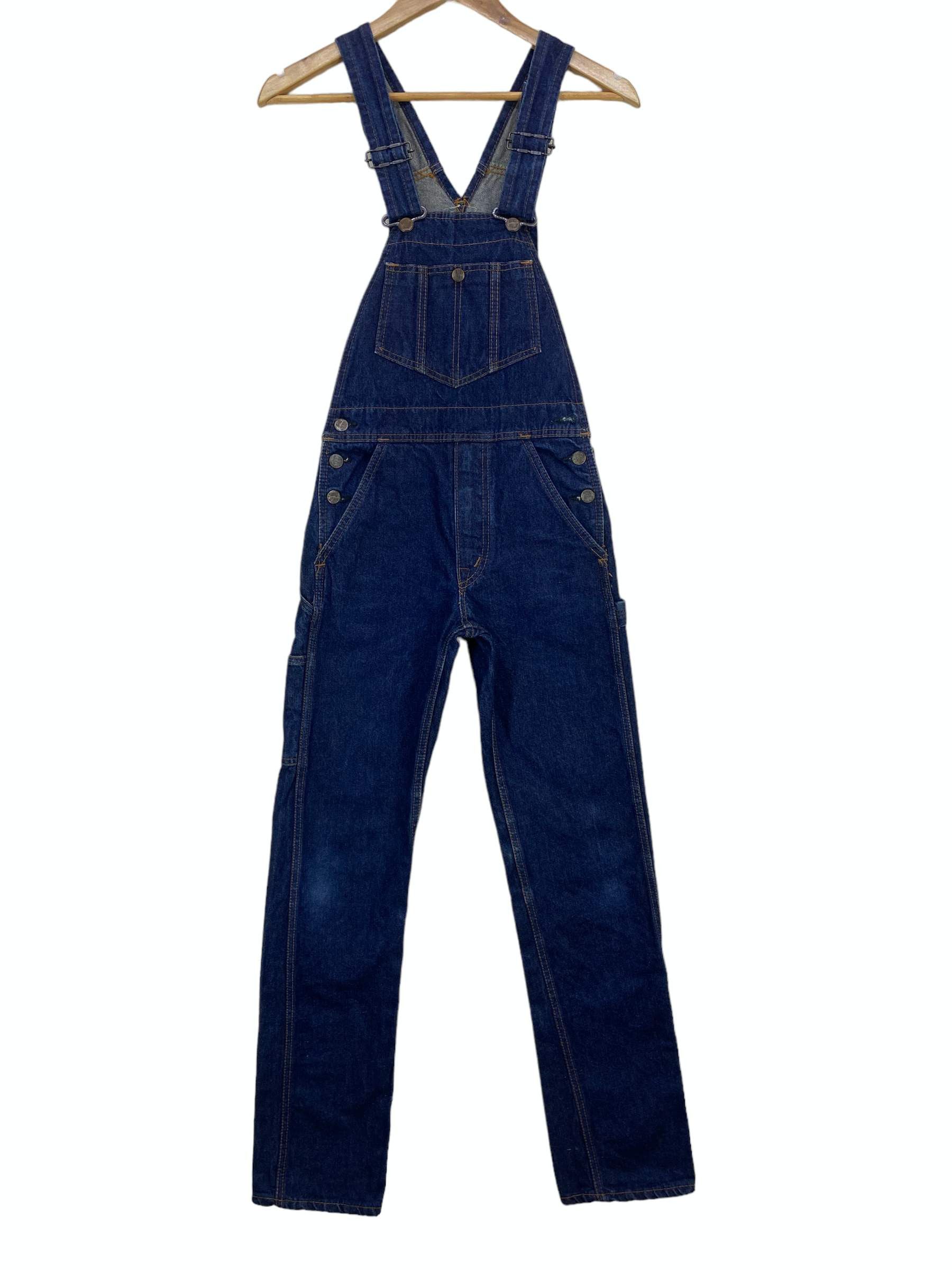 image of Big John Carpenter Bib Overalls in Blue, Men's (Size 27)