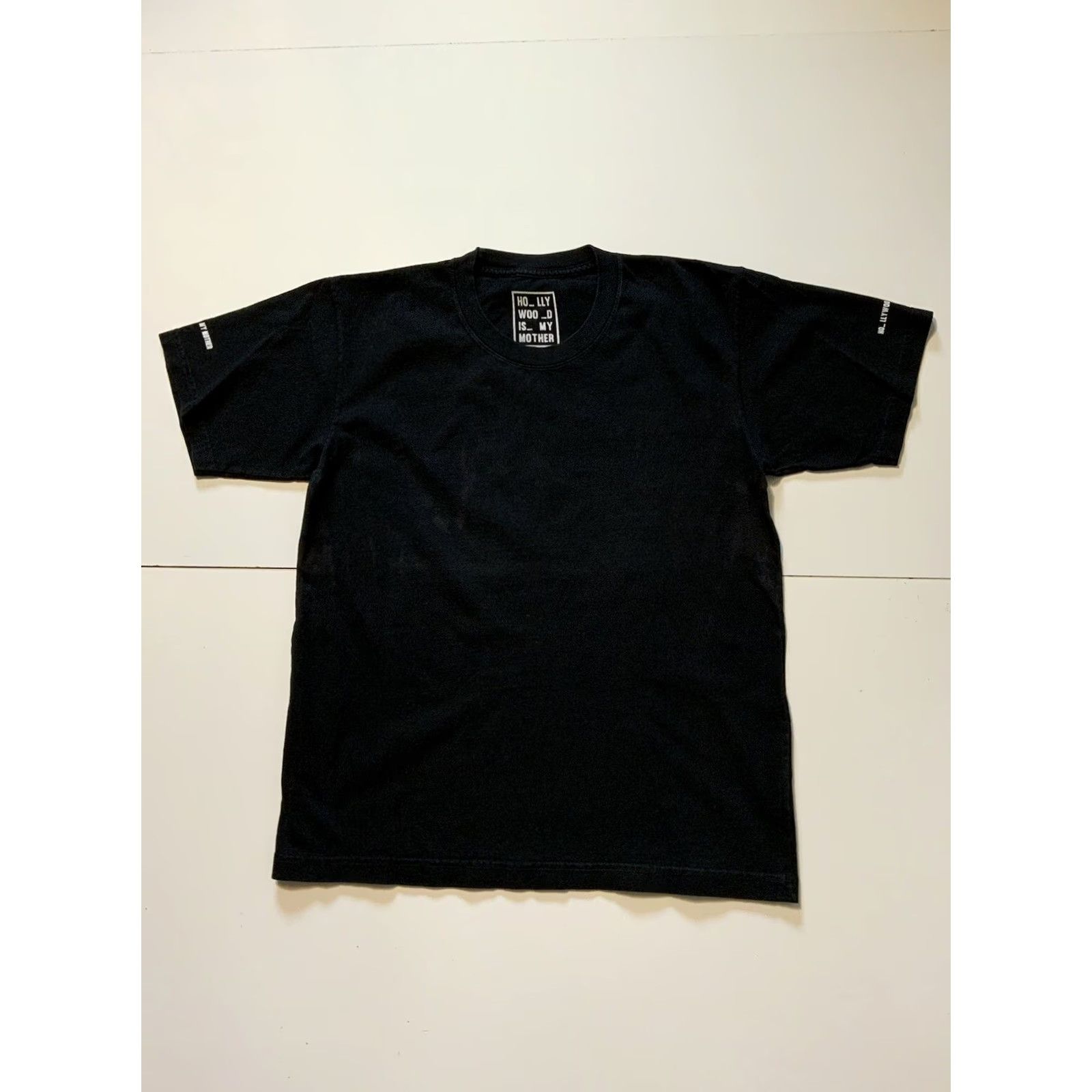 MOTHER Hollywood Is My Mother World Puzzle Lauren Baker Black Crewneck T-Shirt Sz. S Men Crew Neck Short Sleeve Black Shirt Size US S / EU 44-46 / 1 - 2 Thumbnail