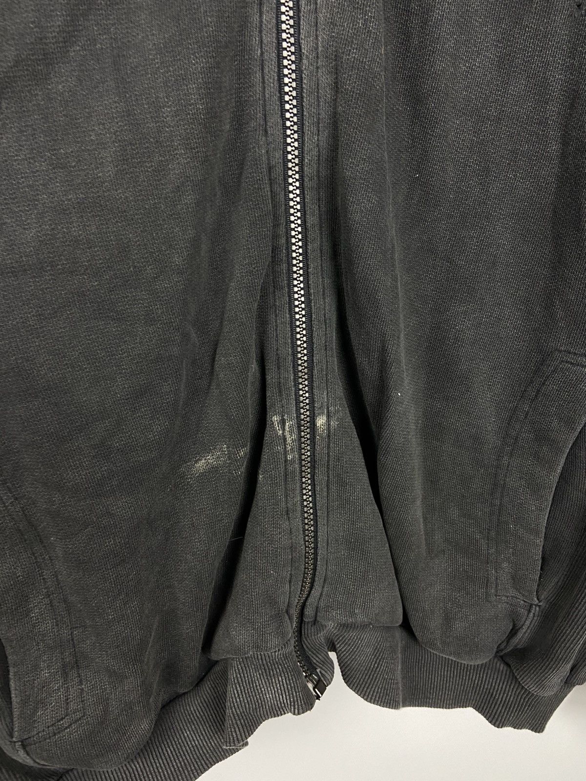 Nike × Vintage Vintage 90 s Nike Force Basketball Zip Hoodie Hooded Faded Size US L / EU 52-54 / 3 - 11 Thumbnail