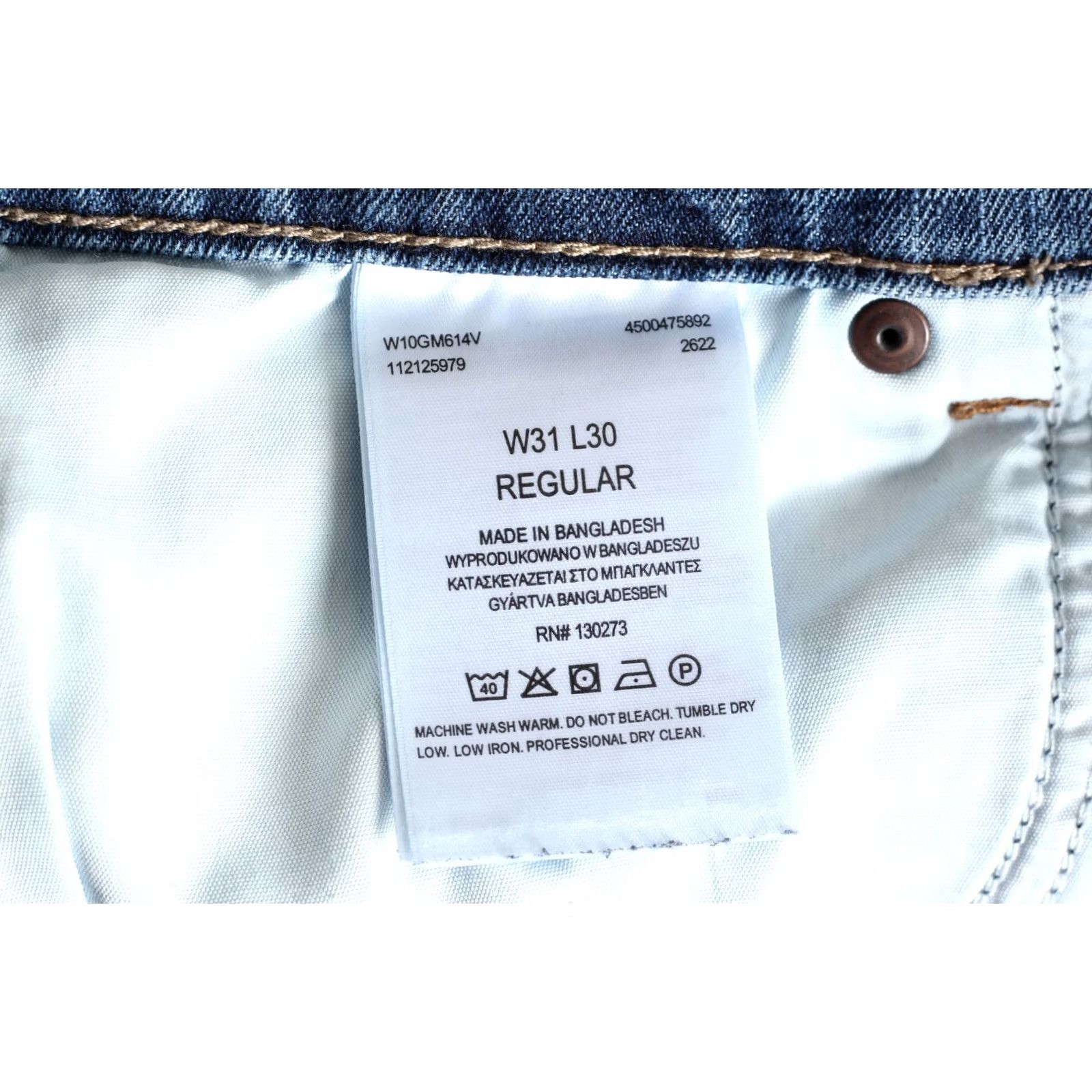 Wrangler WRANGLER Straight Fit Stretch Jeans Men Size W31 L30 DZ5024 Size US 31 - 7 Thumbnail