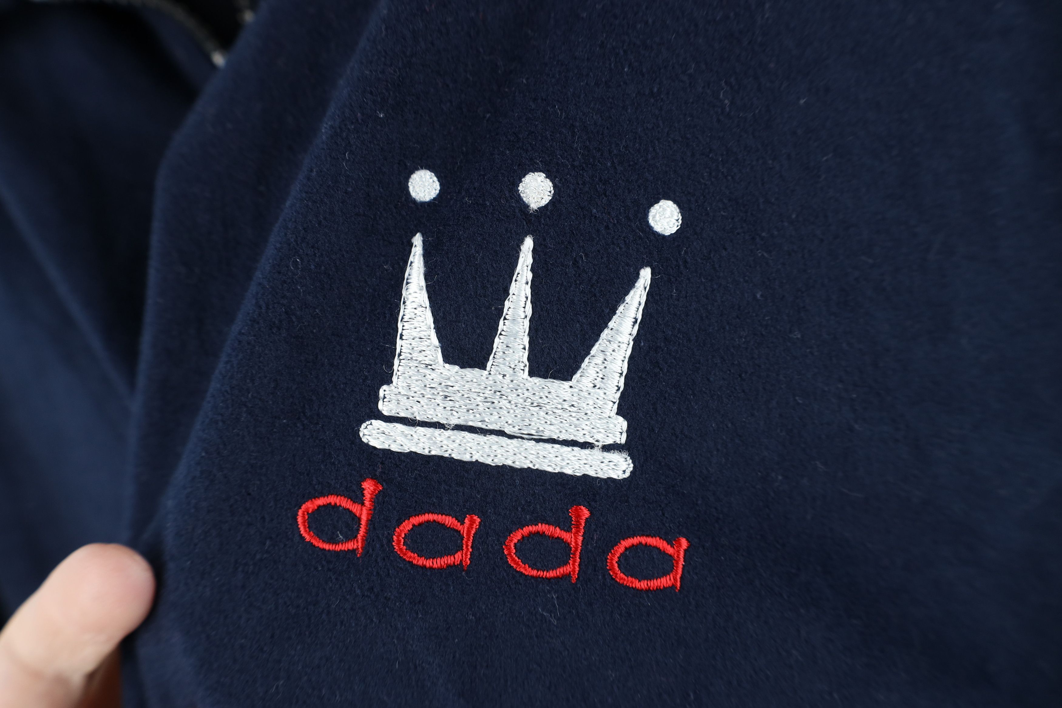Vintage Vintage 90s Y2K DADA Basketball Half Zip Collared Jacket Size US XL / EU 56 / 4 - 4 Thumbnail