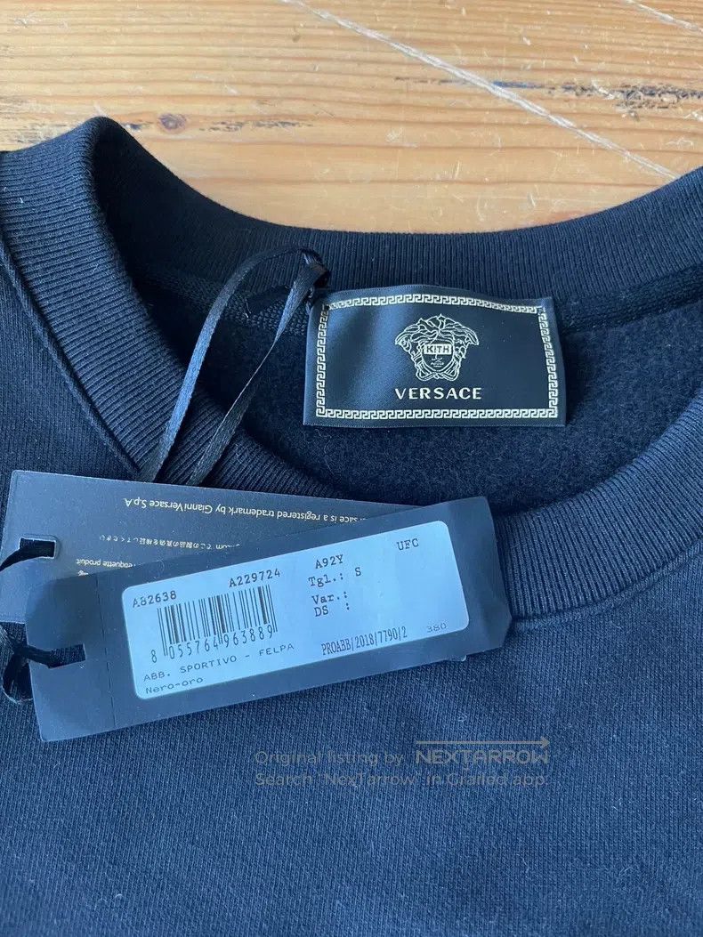 Versace Versace Co-branded crew neck sweatshirt Size US S / EU 44-46 / 1 - 2 Thumbnail
