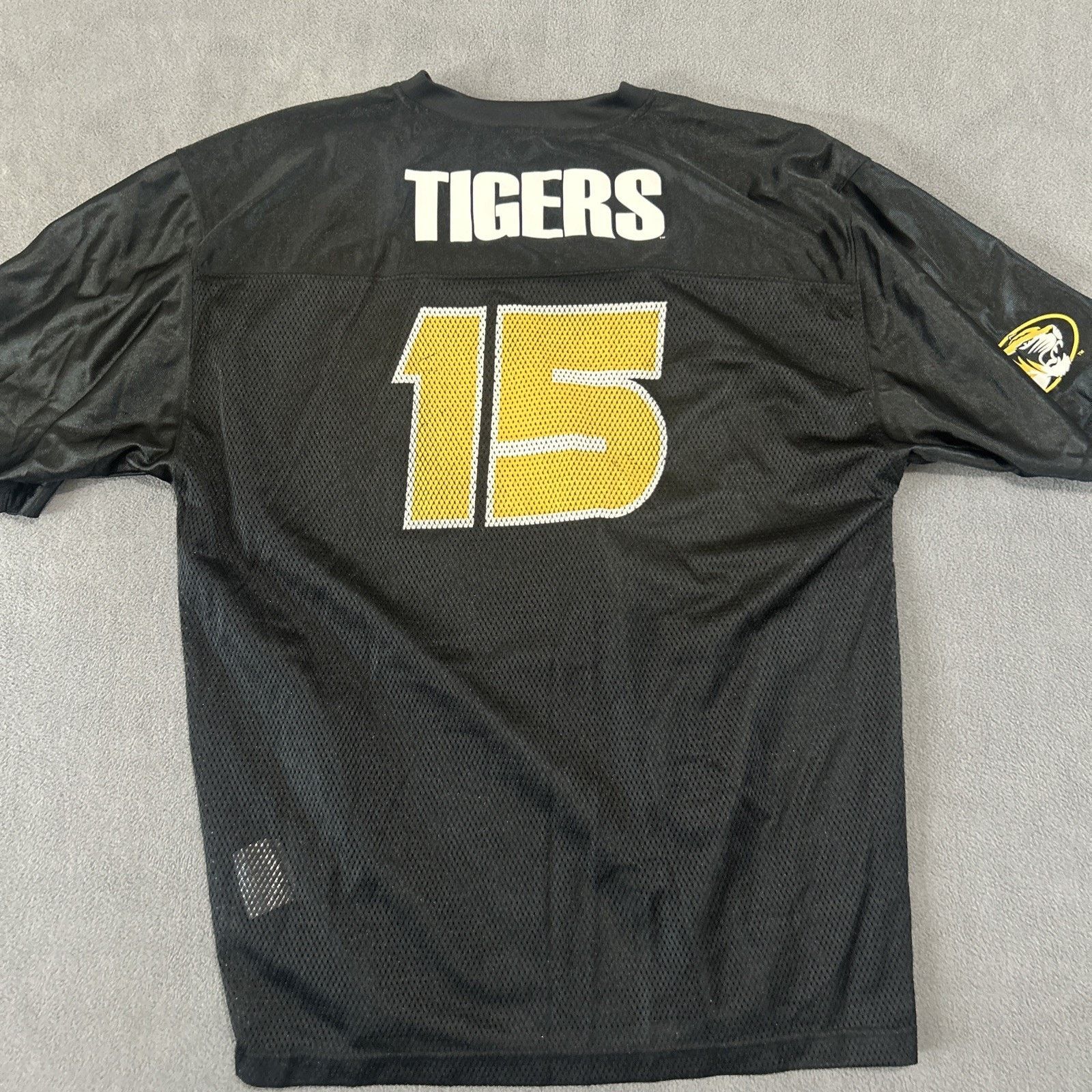 Pro Edge Vintage NCAA Missouri Tigers #15 Black Pro Edge Jersey L Size US L / EU 52-54 / 3 - 2 Thumbnail