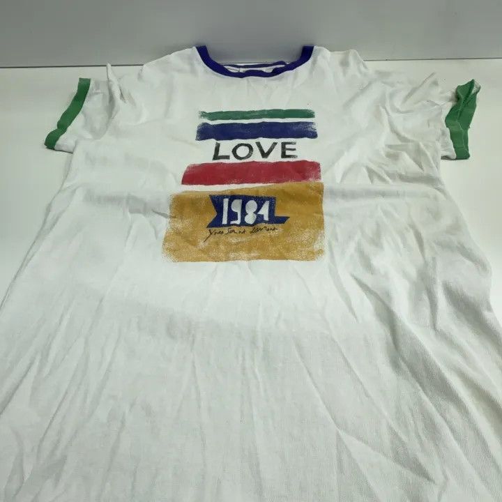 Saint Laurent Paris Yves Saint Laurent 1981 Handwritten Logo T-Shirt-2507 Size US S / EU 44-46 / 1 - 1 Thumbnail