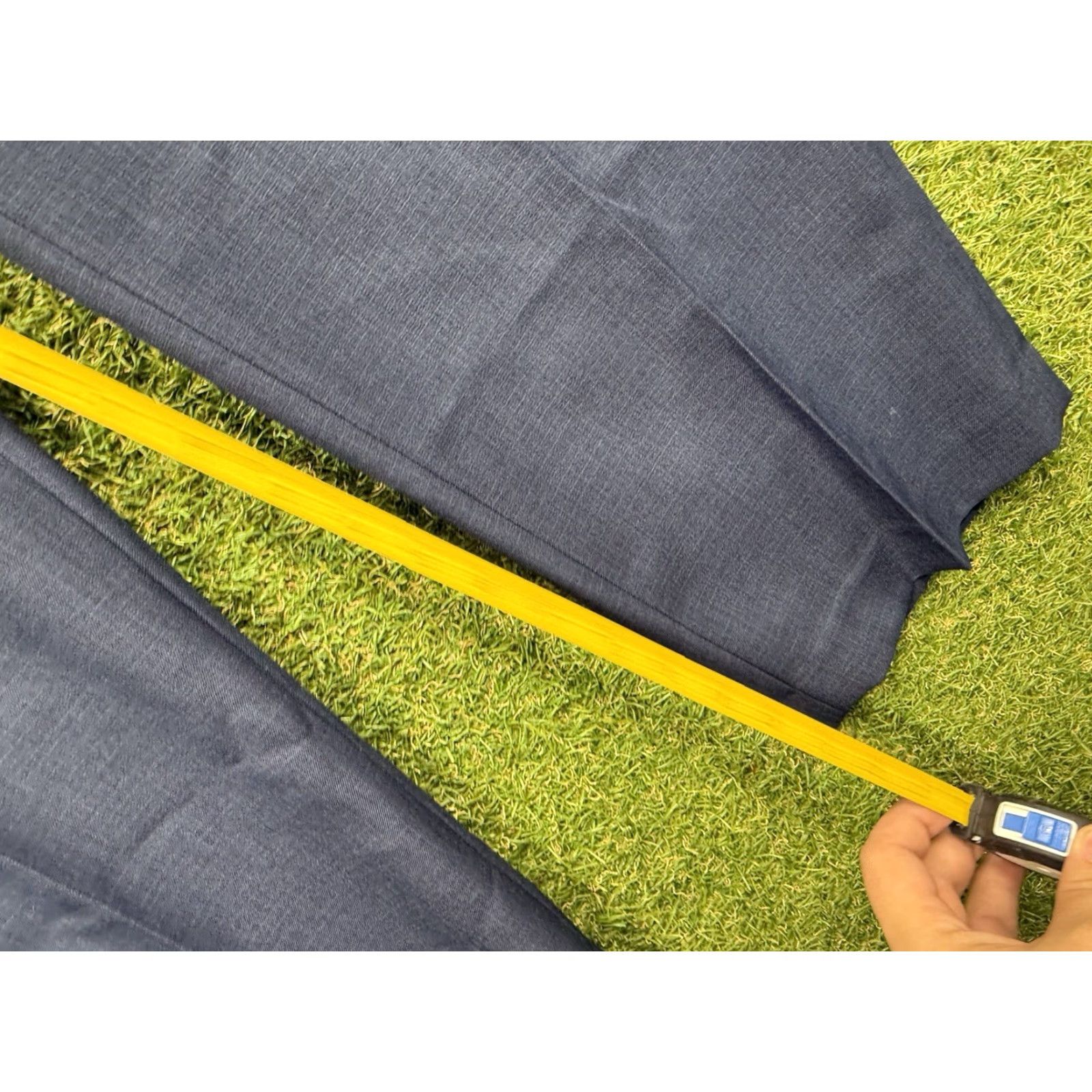 Van Heusen Traveler Dress Pants Mens 40x32 Navy Blue Slim Fit Wicking Flex  NWT - threedaughtersproperties.com