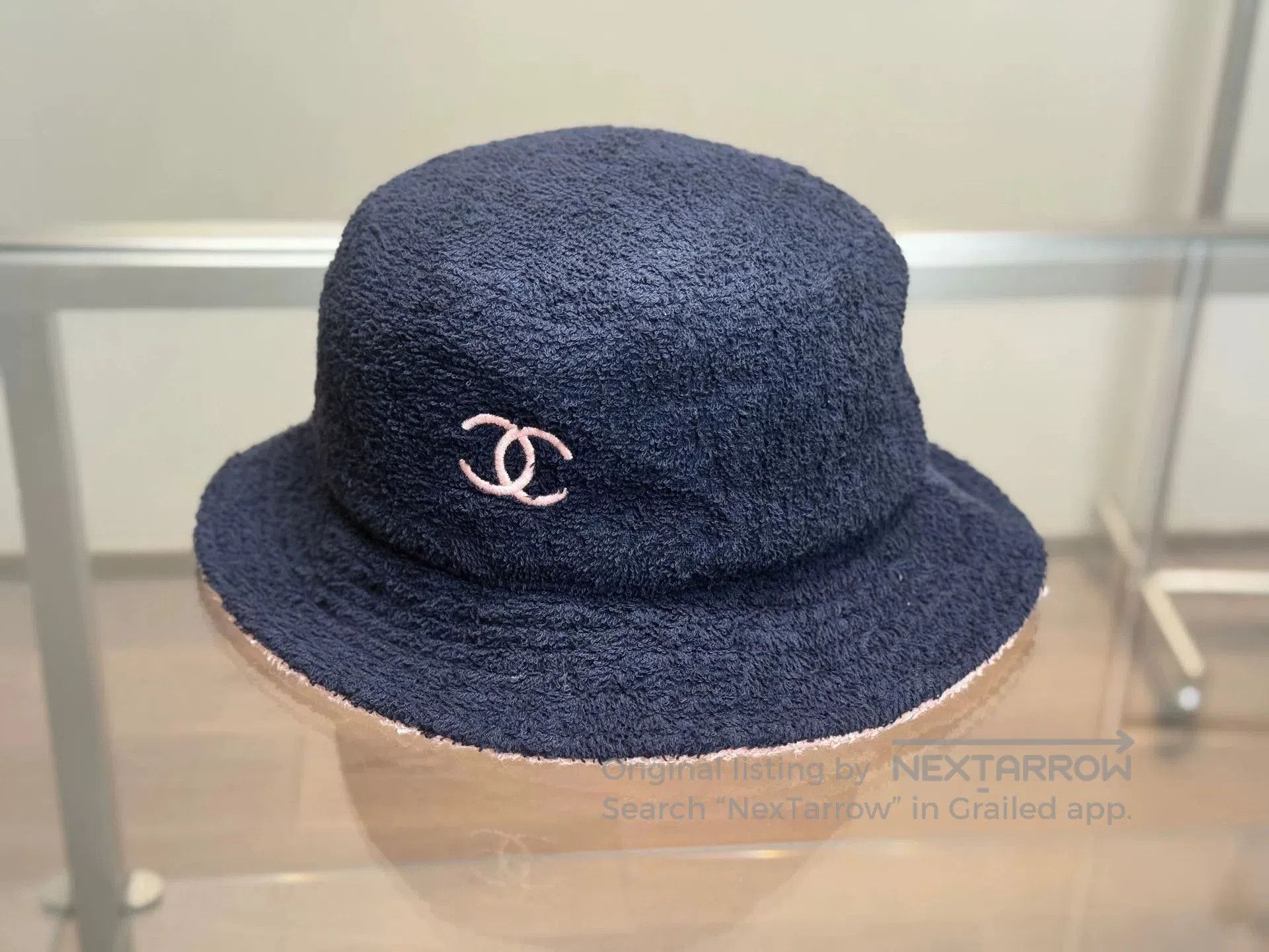 Chanel Chanel Colorblock Double C Logo Towel Hat. Size ONE SIZE - 1 Thumbnail