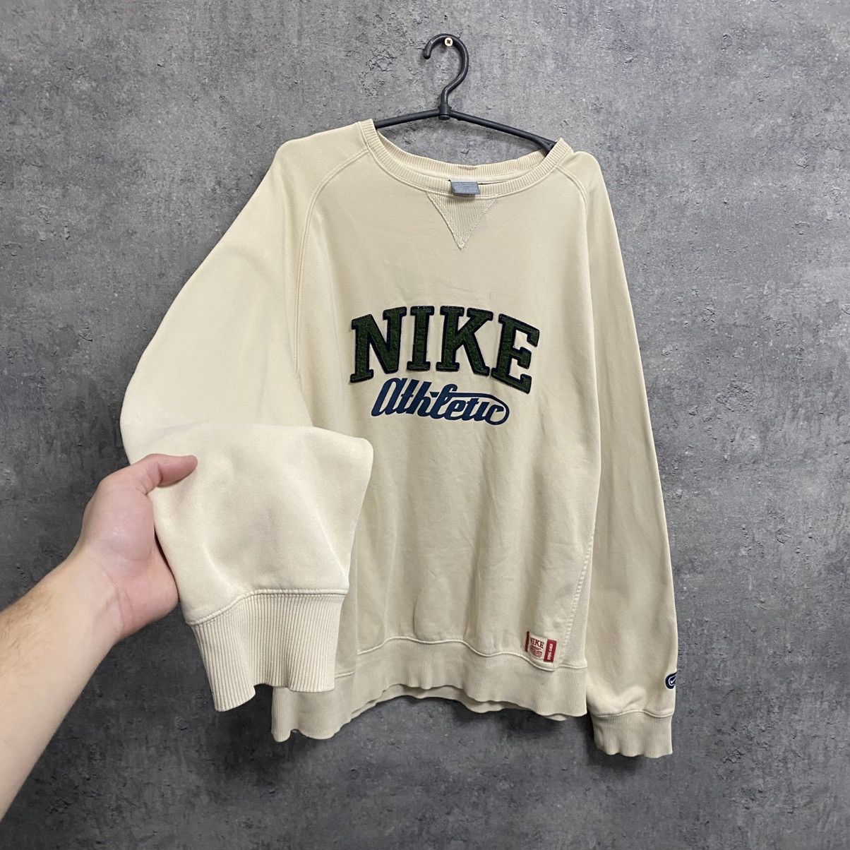 Nike Vintage Nike Athletic Baggy Sweatshirt Oversized Big Logo Size US XL / EU 56 / 4 - 2 Thumbnail