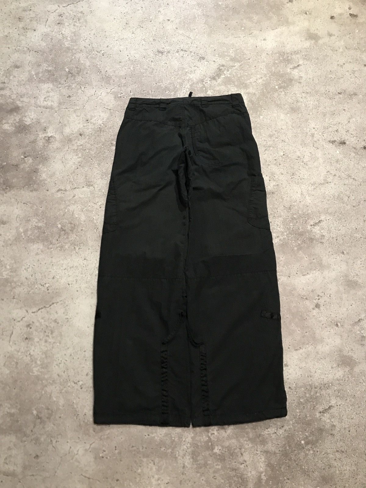 Nike × Vintage Vintage Y2K Nike Cargo Pants Embroiled Logo Faded Black Size 28" / US 6 / IT 42 - 7 Thumbnail
