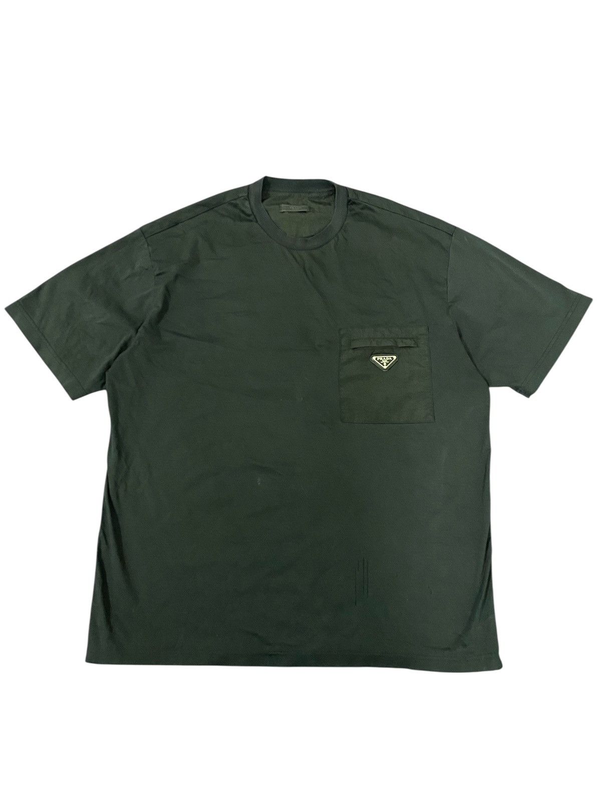 Prada Prada nylon pocket logo tshirt Size US XL / EU 56 / 4 - 1 Thumbnail